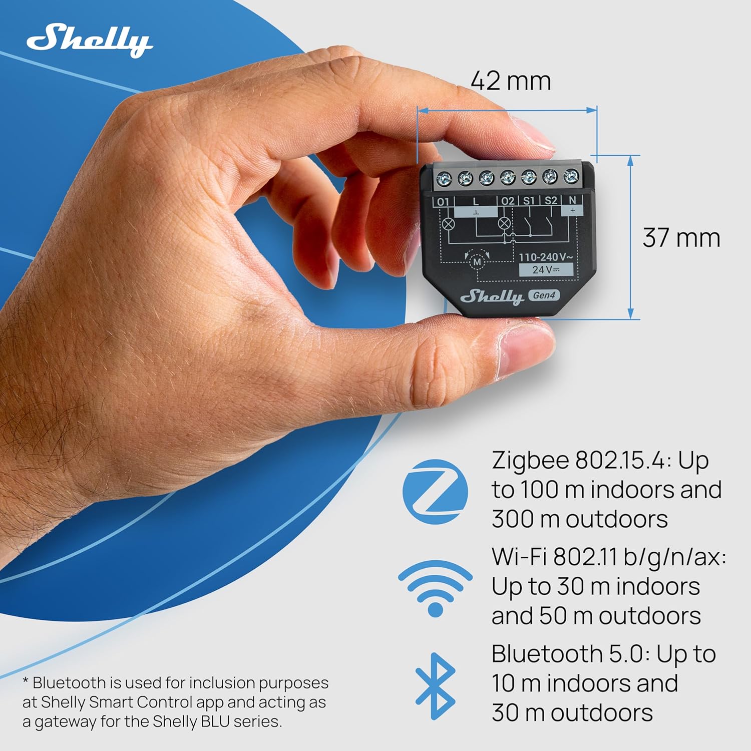 Shelly 2PM Gen4 - Interruttore Relè Smart Wi-Fi 2 Canali - immagine 4