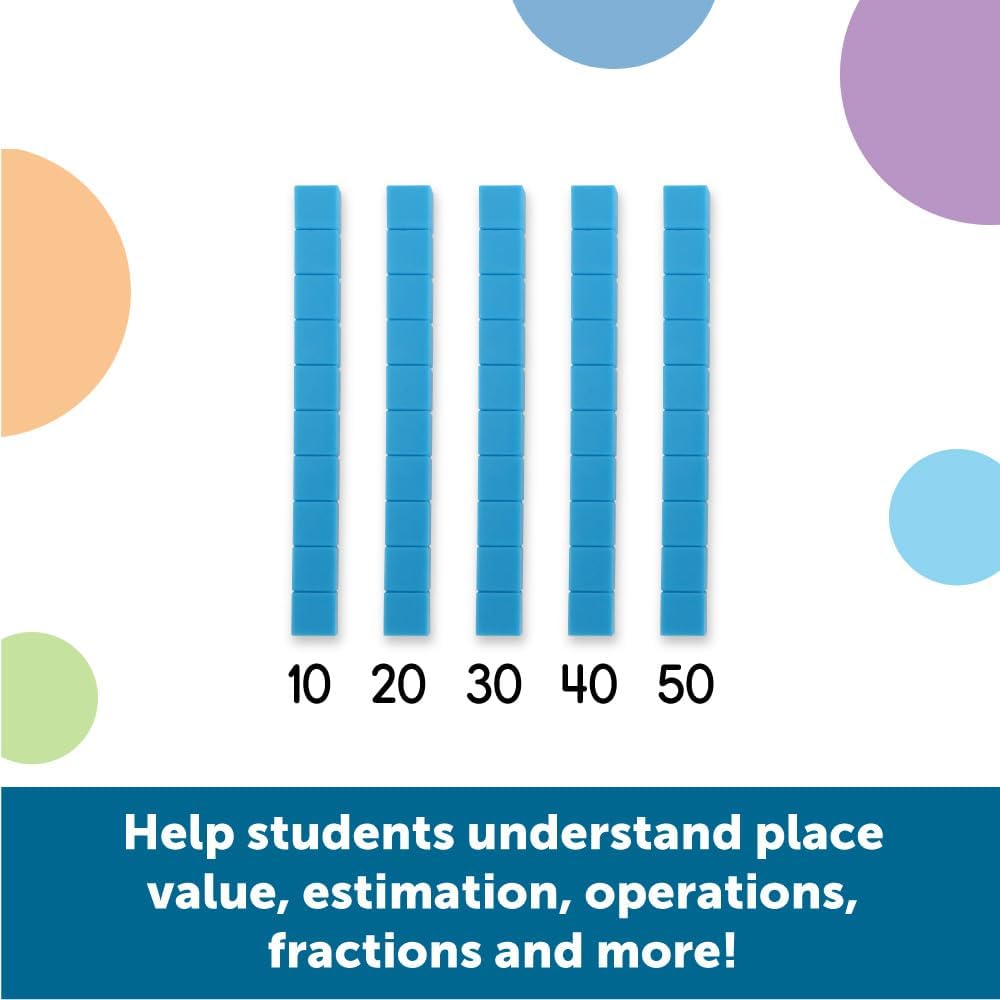 Learning Resources Barrette Sistema Decimale (Set 50) - immagine 4