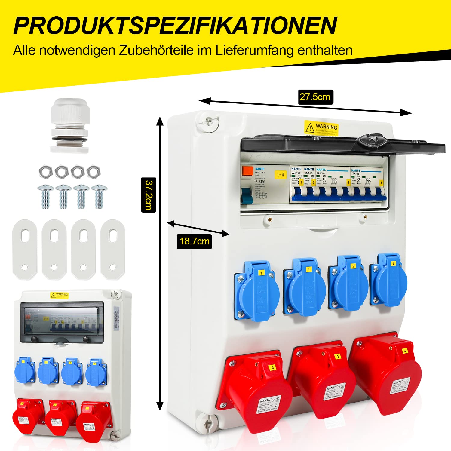 Distributore di Corrente da Cantiere IP44 - immagine 2