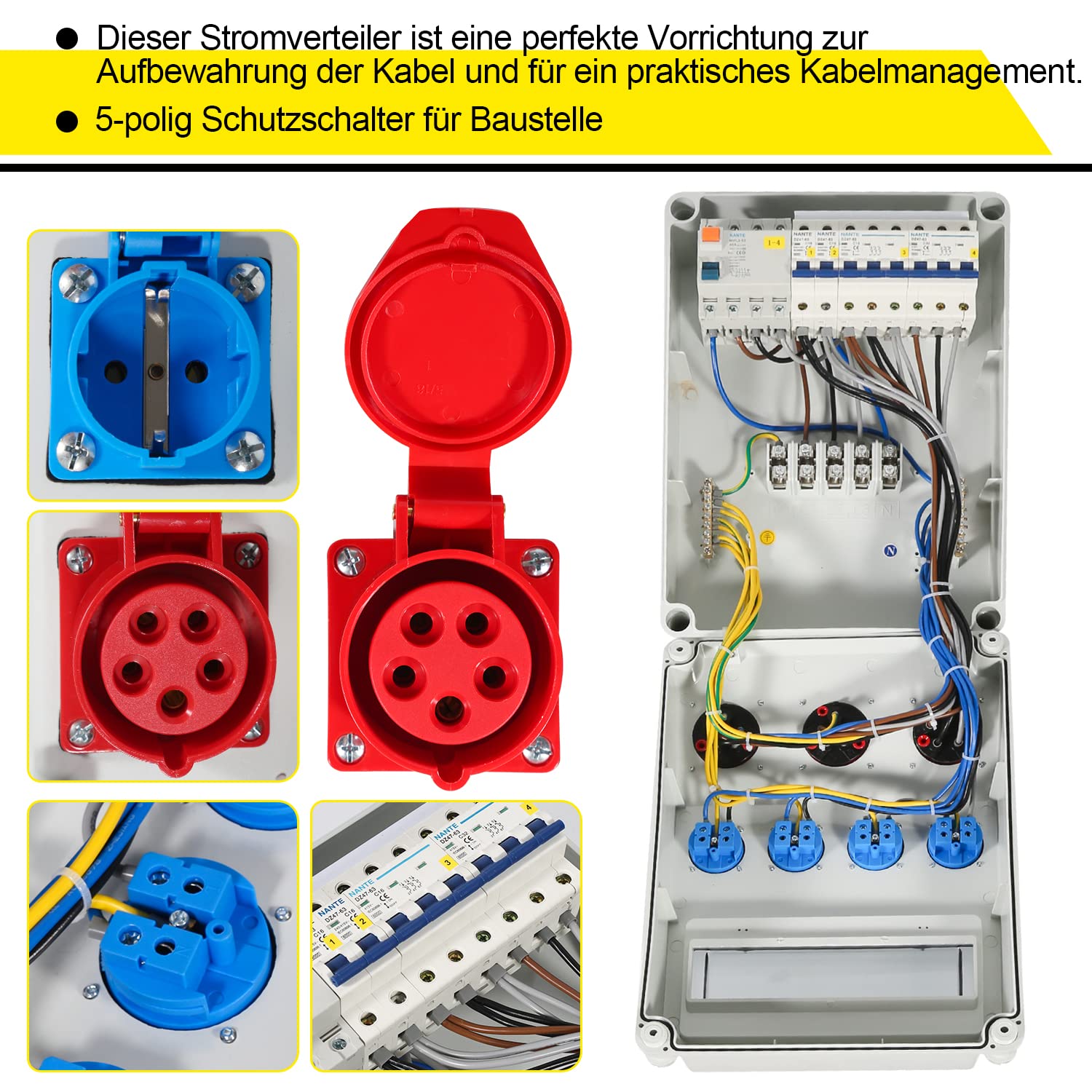 Distributore di Corrente da Cantiere IP44 - immagine 6
