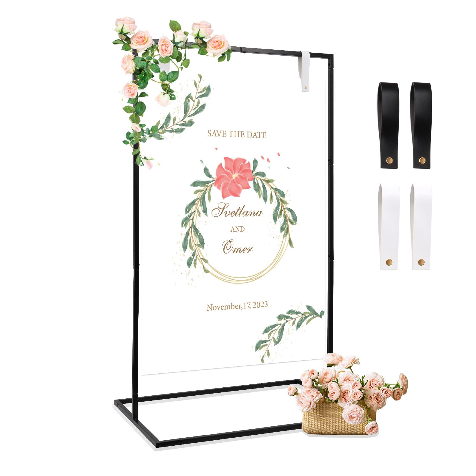 Supporto per Poster di Matrimonio 123x73x53 cm