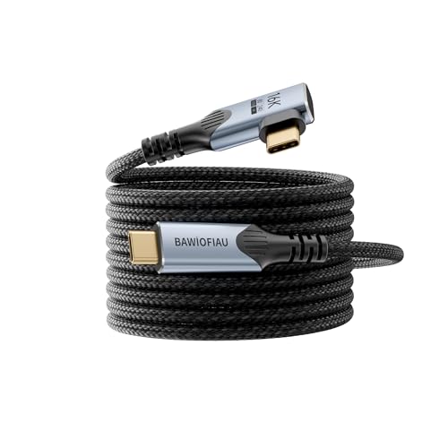 Cavo USB 5 Type-C 80 Gbps Angolo Retto 3M