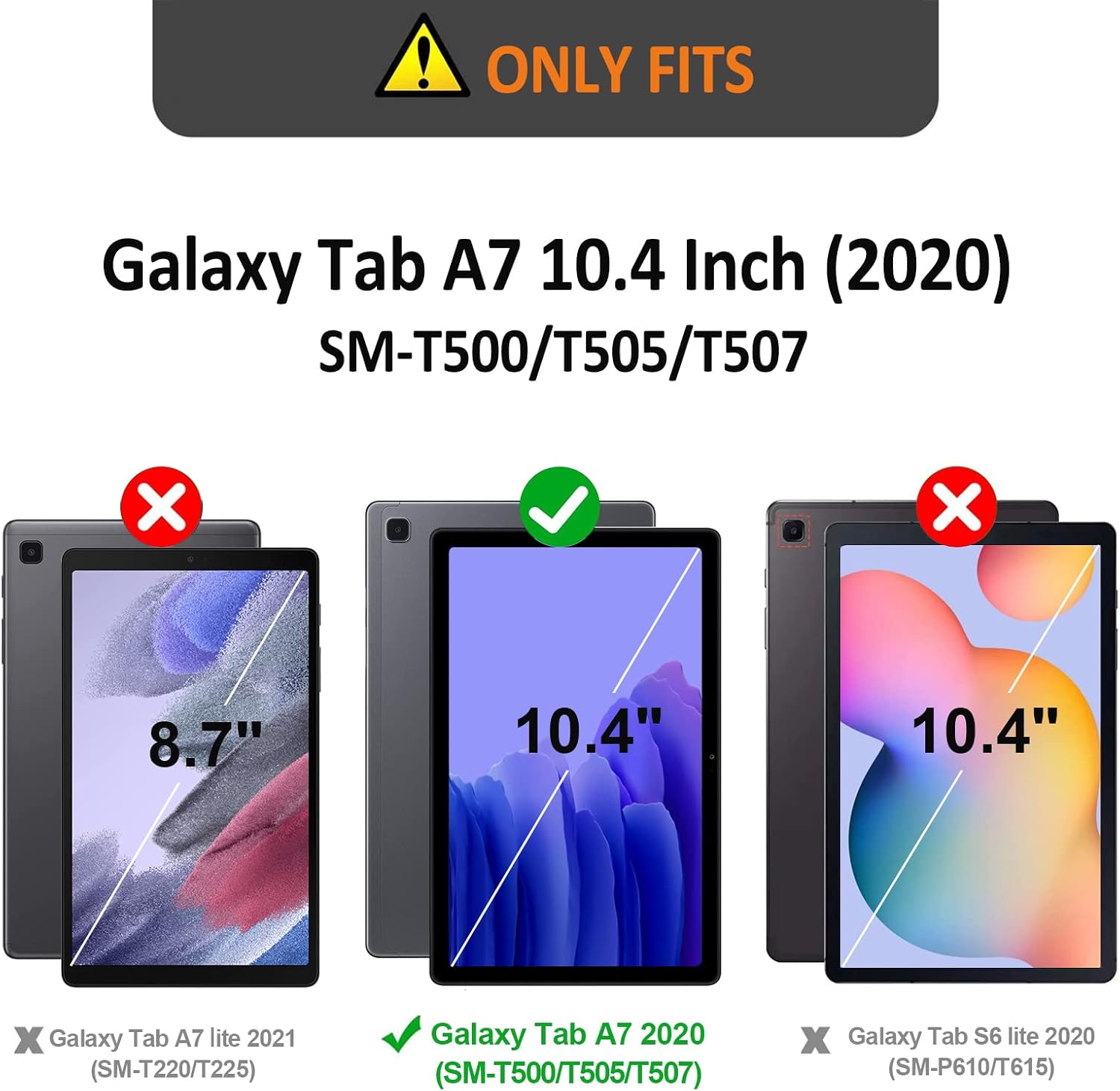 Gerutek 2 Pezzi Pellicola Protettiva per Samsung Tab A7 10.4" - immagine 2