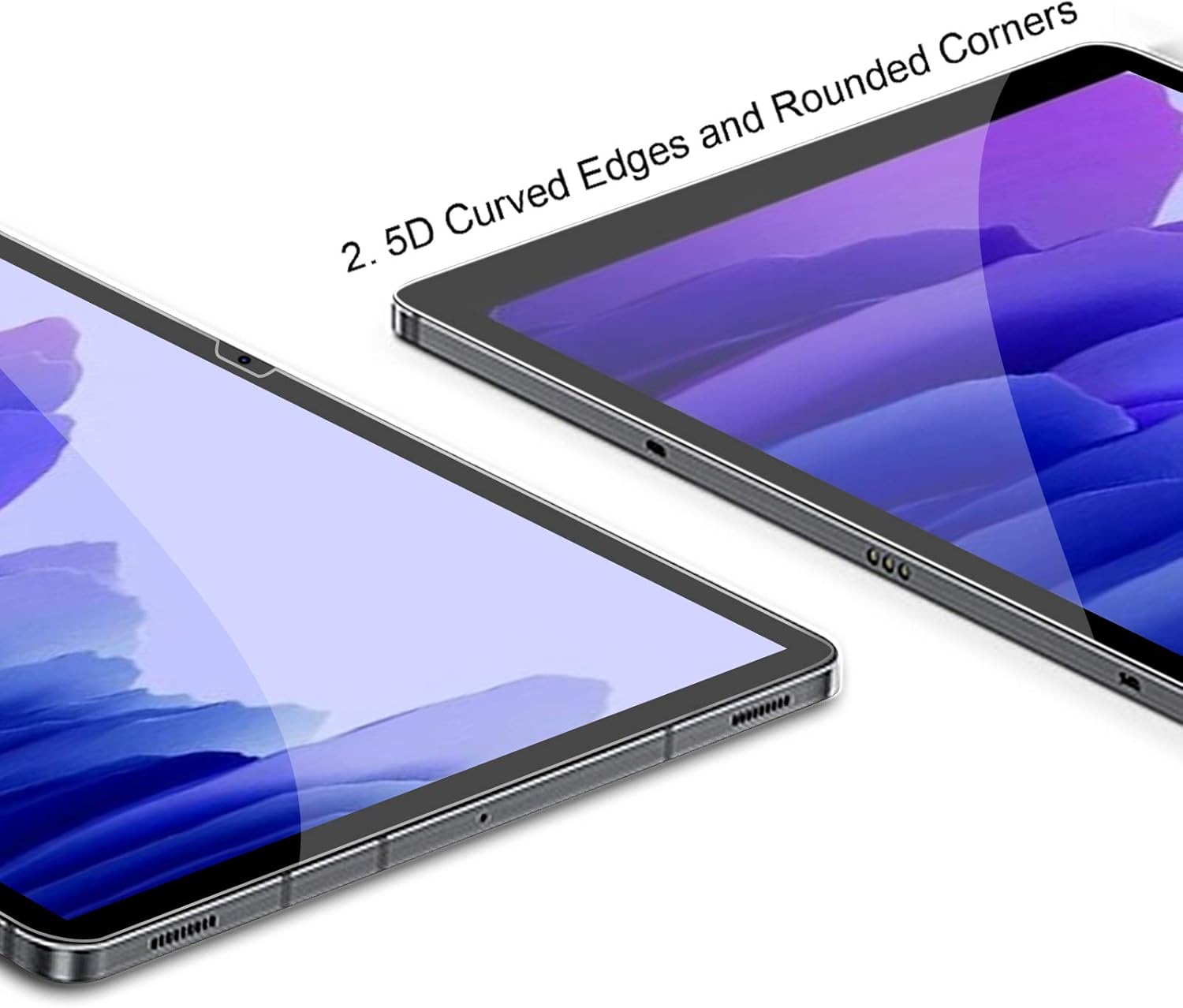 Gerutek 2 Pezzi Pellicola Protettiva per Samsung Tab A7 10.4" - immagine 6