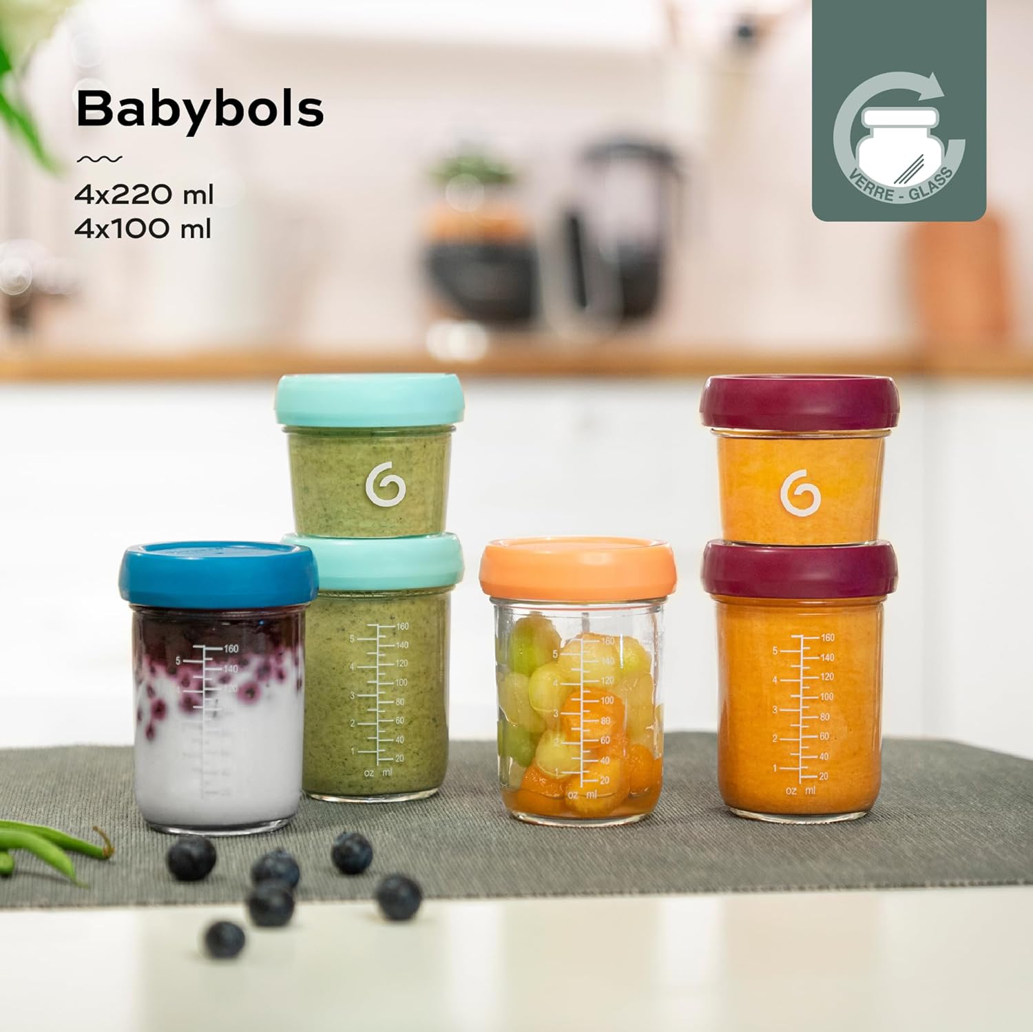 Babymoov Babybols Multiset in Vetro - immagine 2