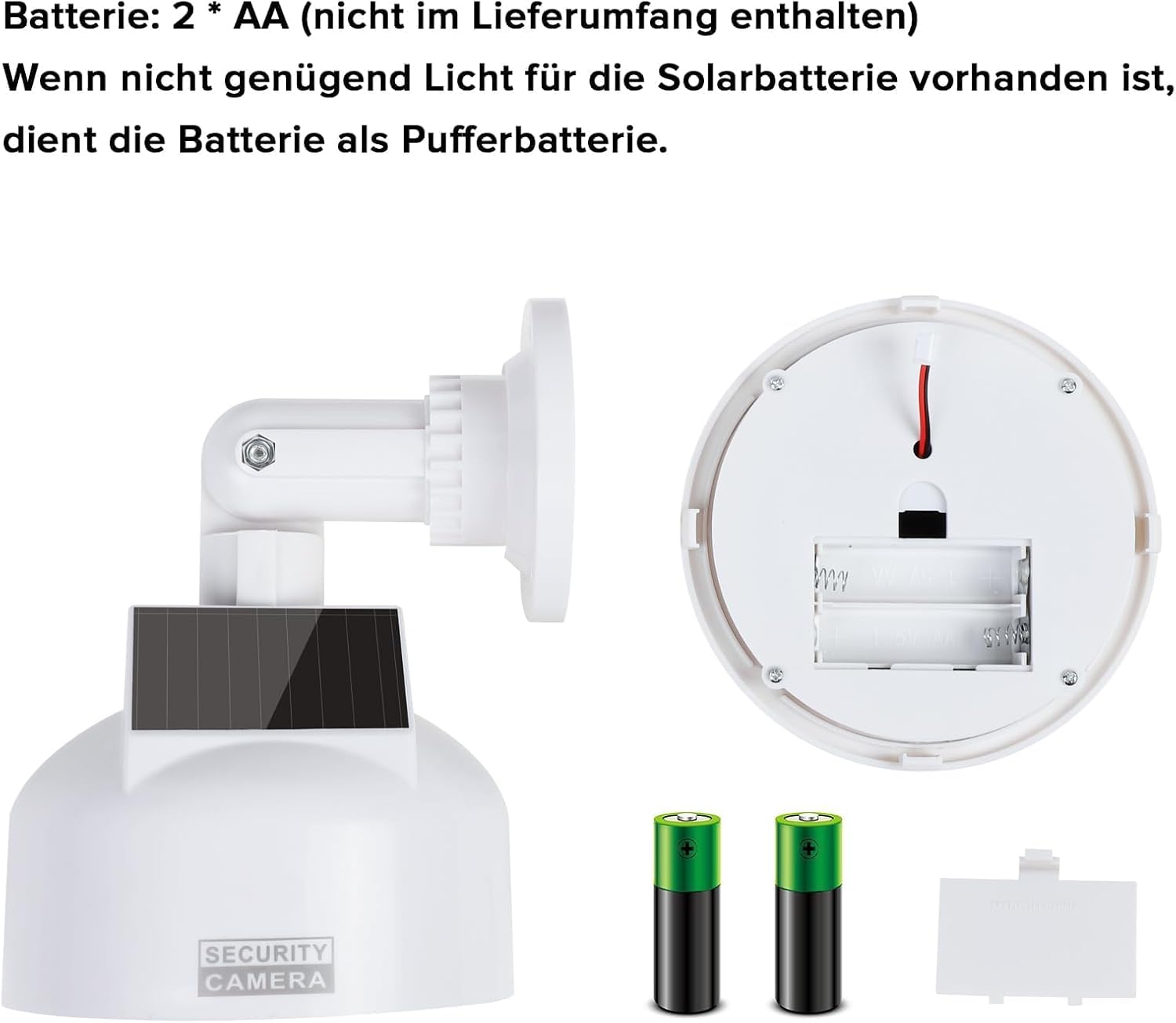 Erwey Dummy fotocamera solare Speed Dome - immagine 6