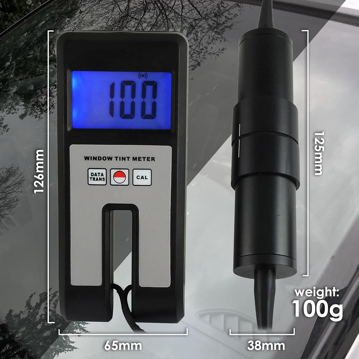 Misuratore Digitale Portatile per Vetri Auto e Solare - immagine 8