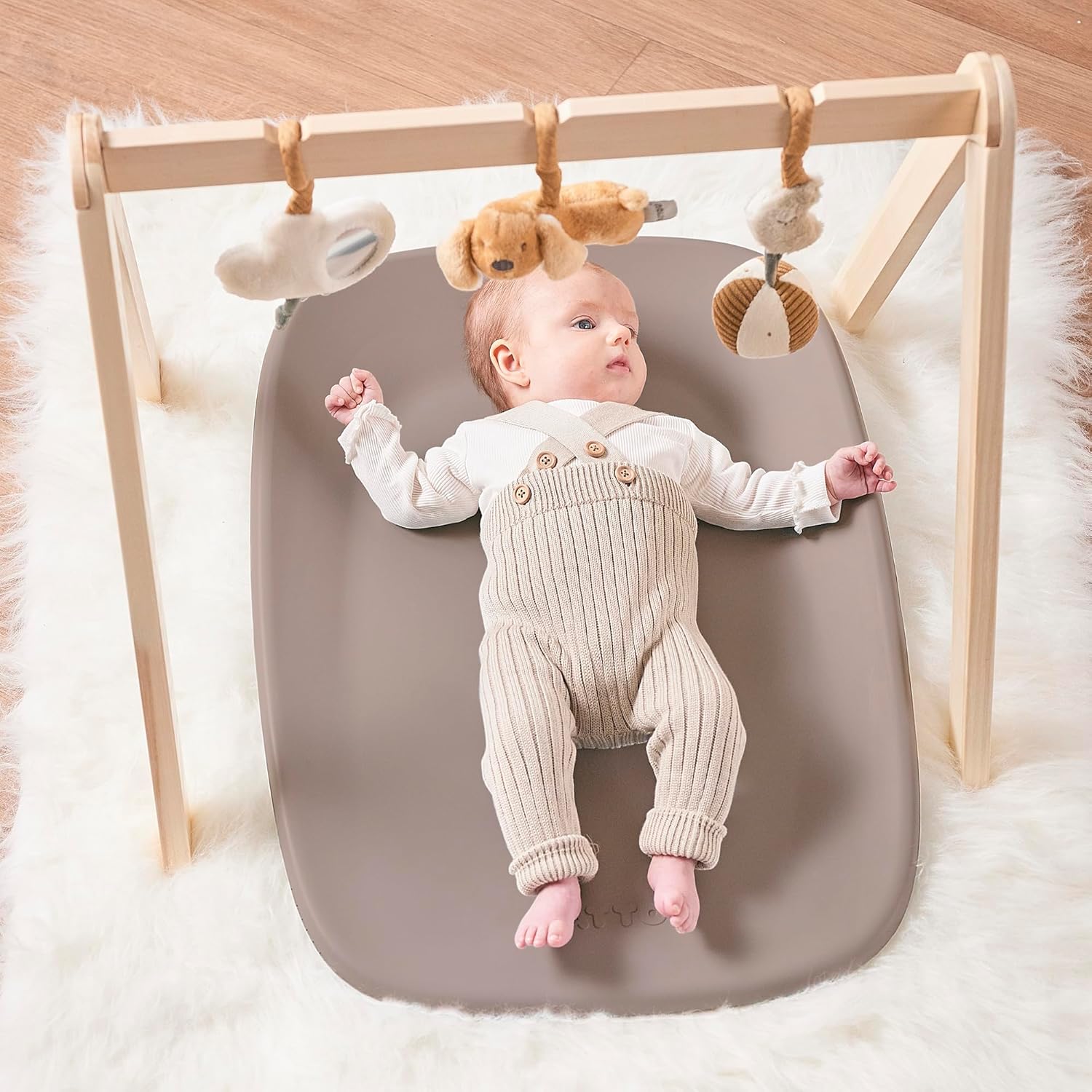 Nattou - Cambiador Softy in Schiuma PU, Taupe - immagine 8