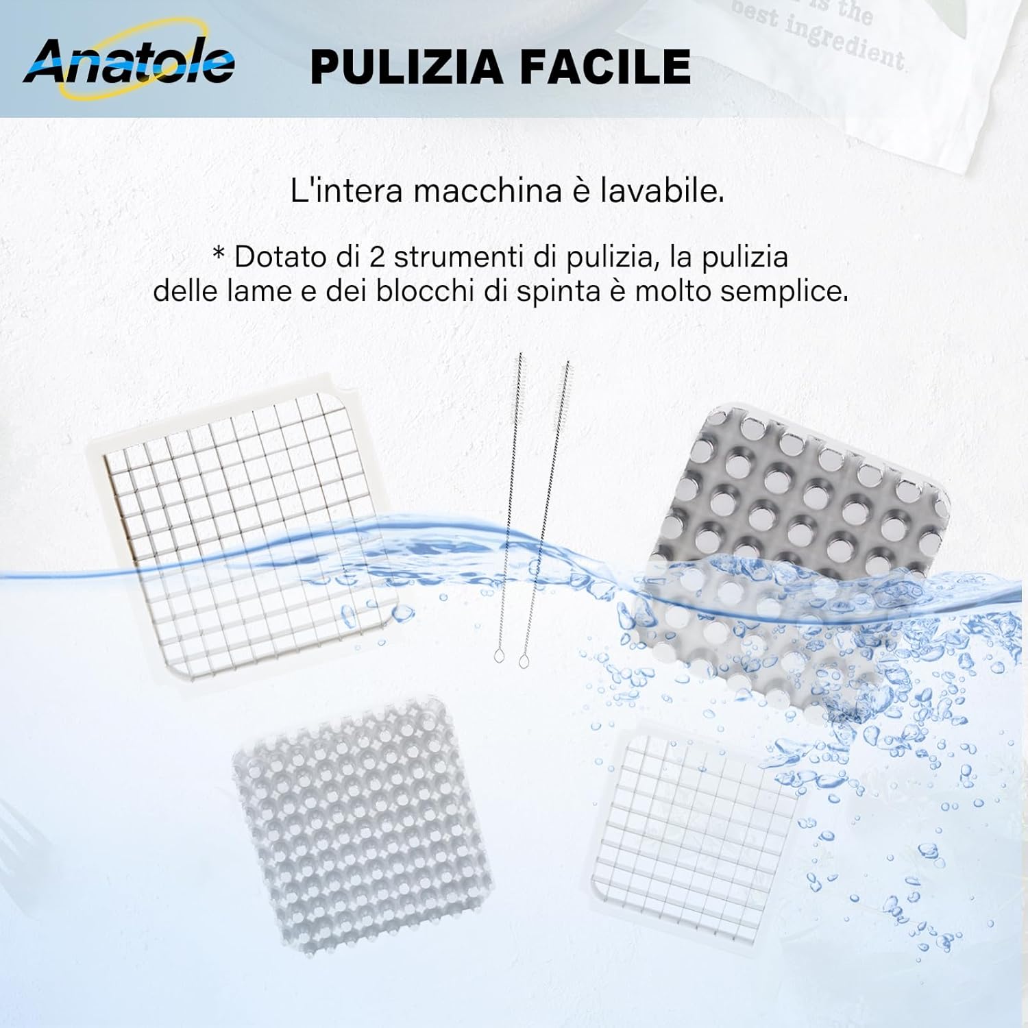 Anatole Tagliapatate Professionale con Lame Inox - immagine 6