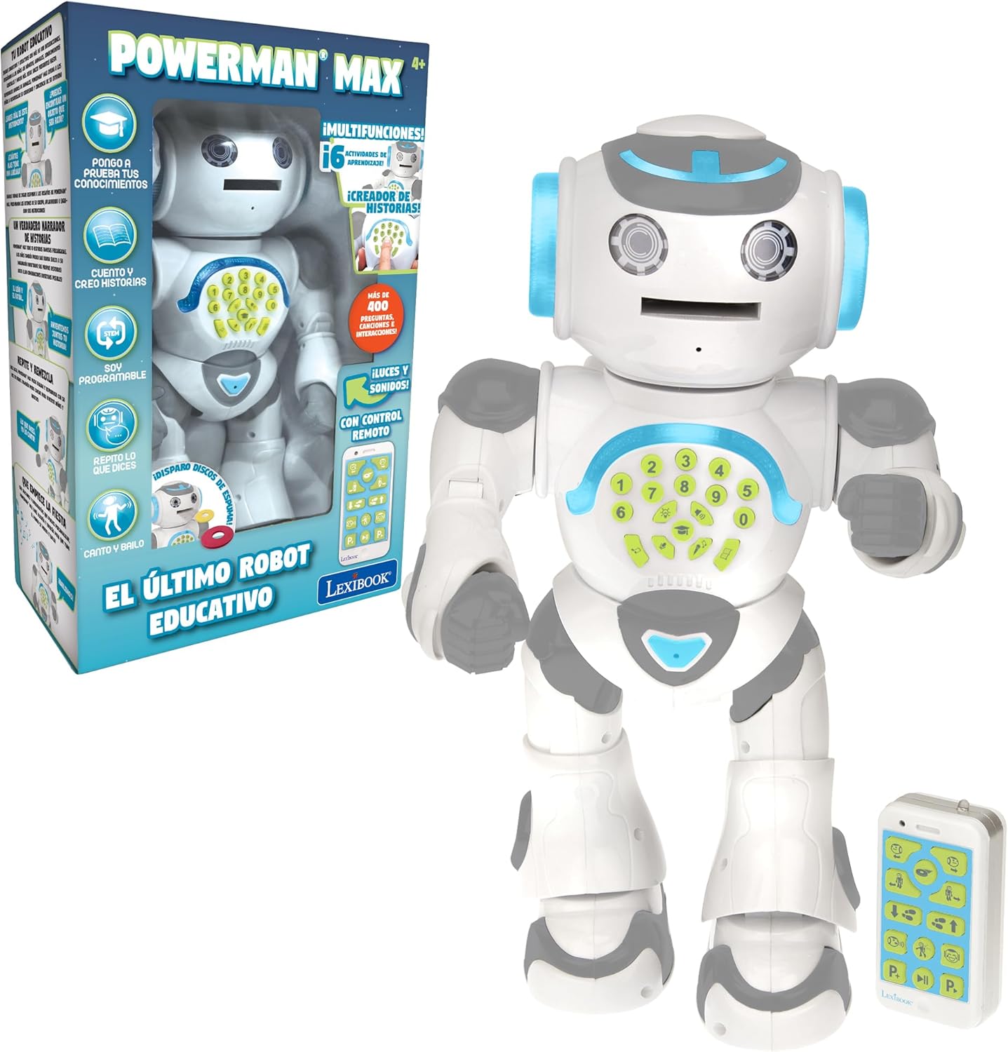 Lexibook Powerman MAX - Robot Giocattolo Parlante - immagine 1