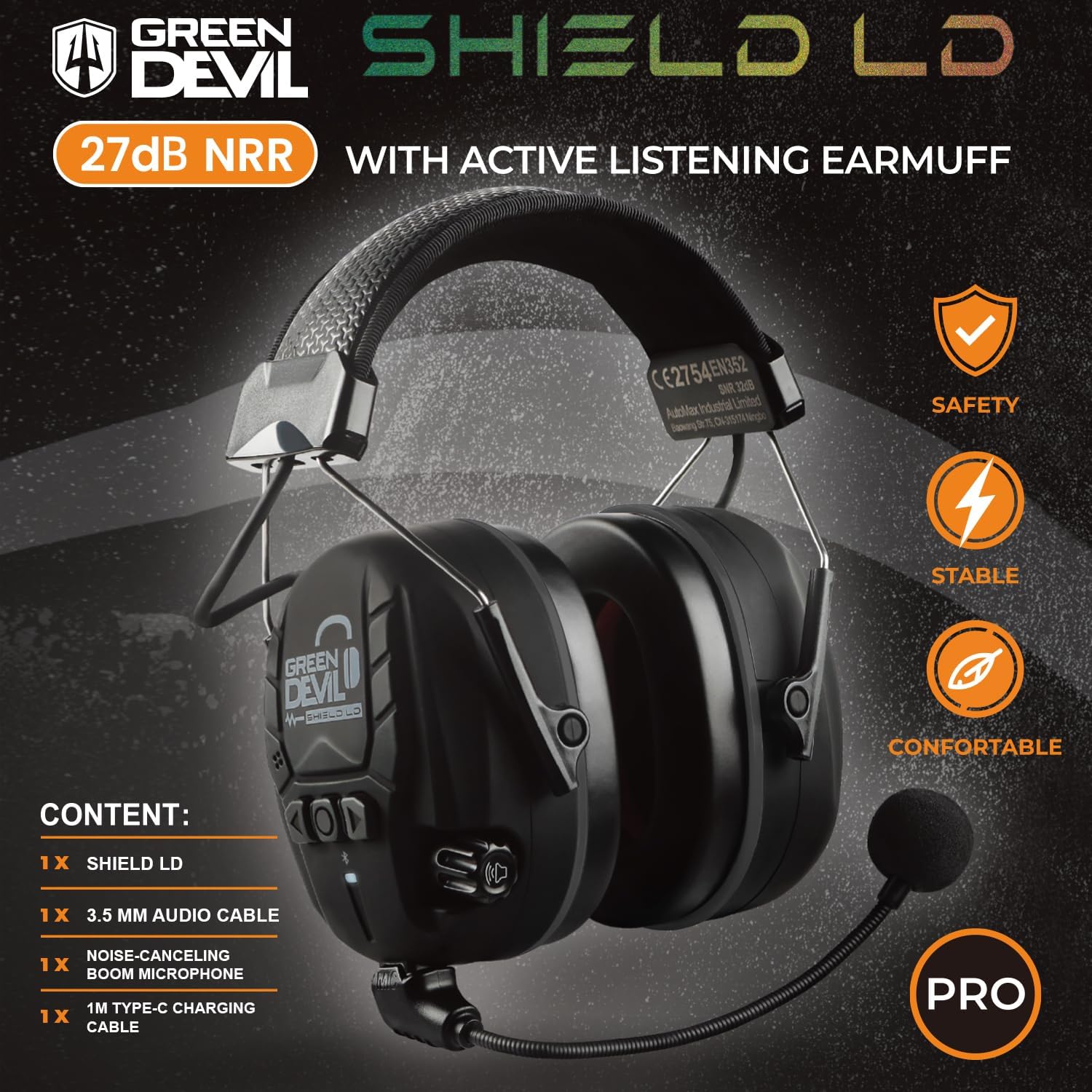 GREEN DEVIL Shield LD - Cuffie Elettroniche Bluetooth 5.3 - immagine 2