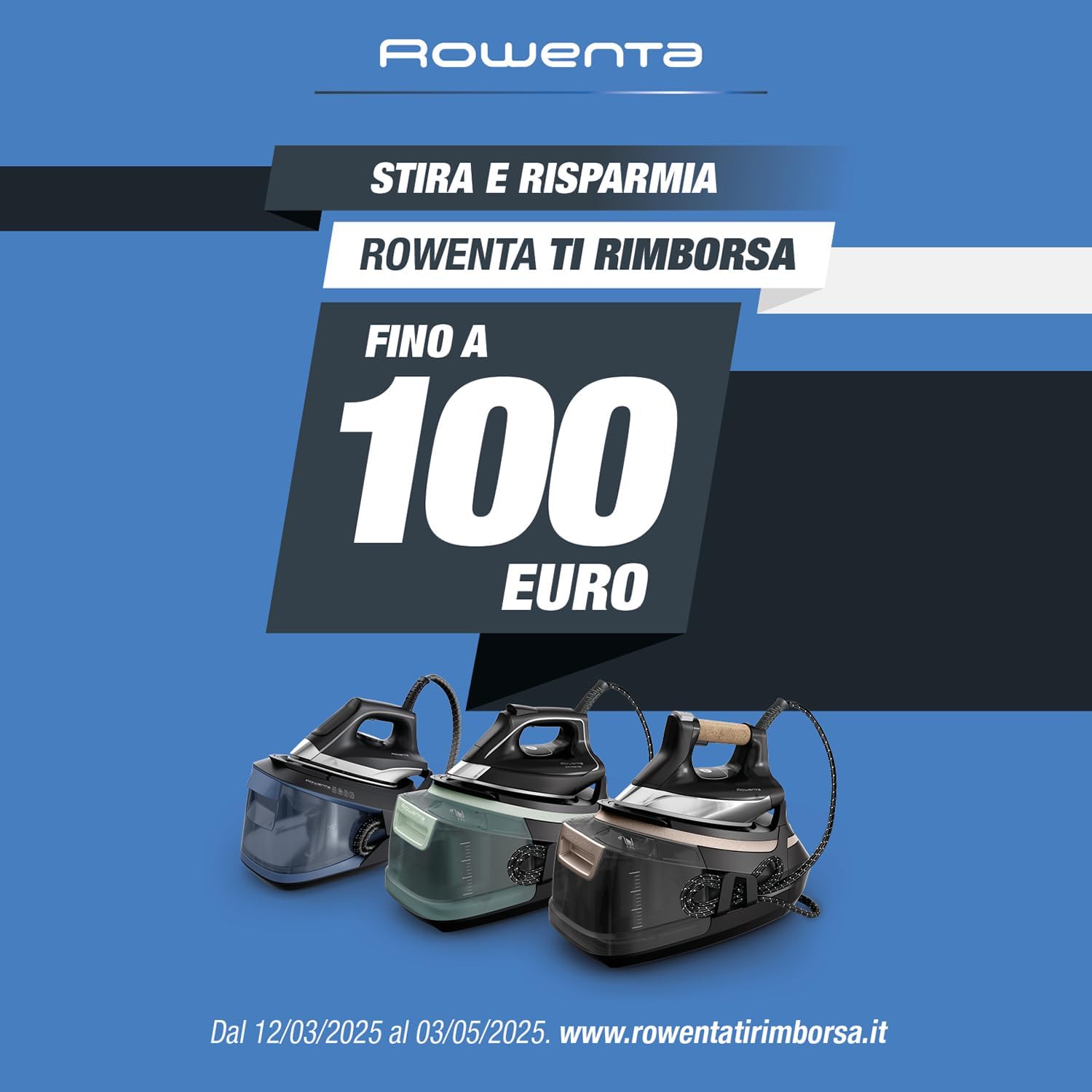 Rowenta Eco Steam Pro - Ferro da Stiro a Vapore 7.6 Bar - immagine 3