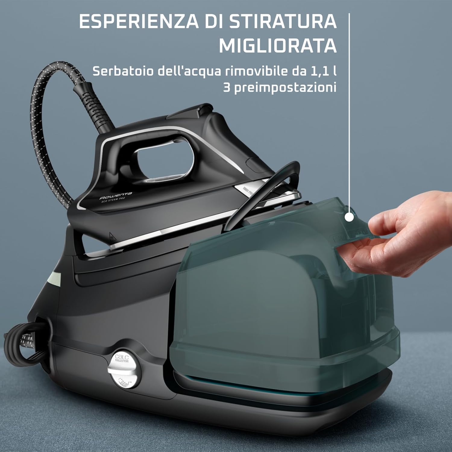 Rowenta Eco Steam Pro - Ferro da Stiro a Vapore 7.6 Bar - immagine 6