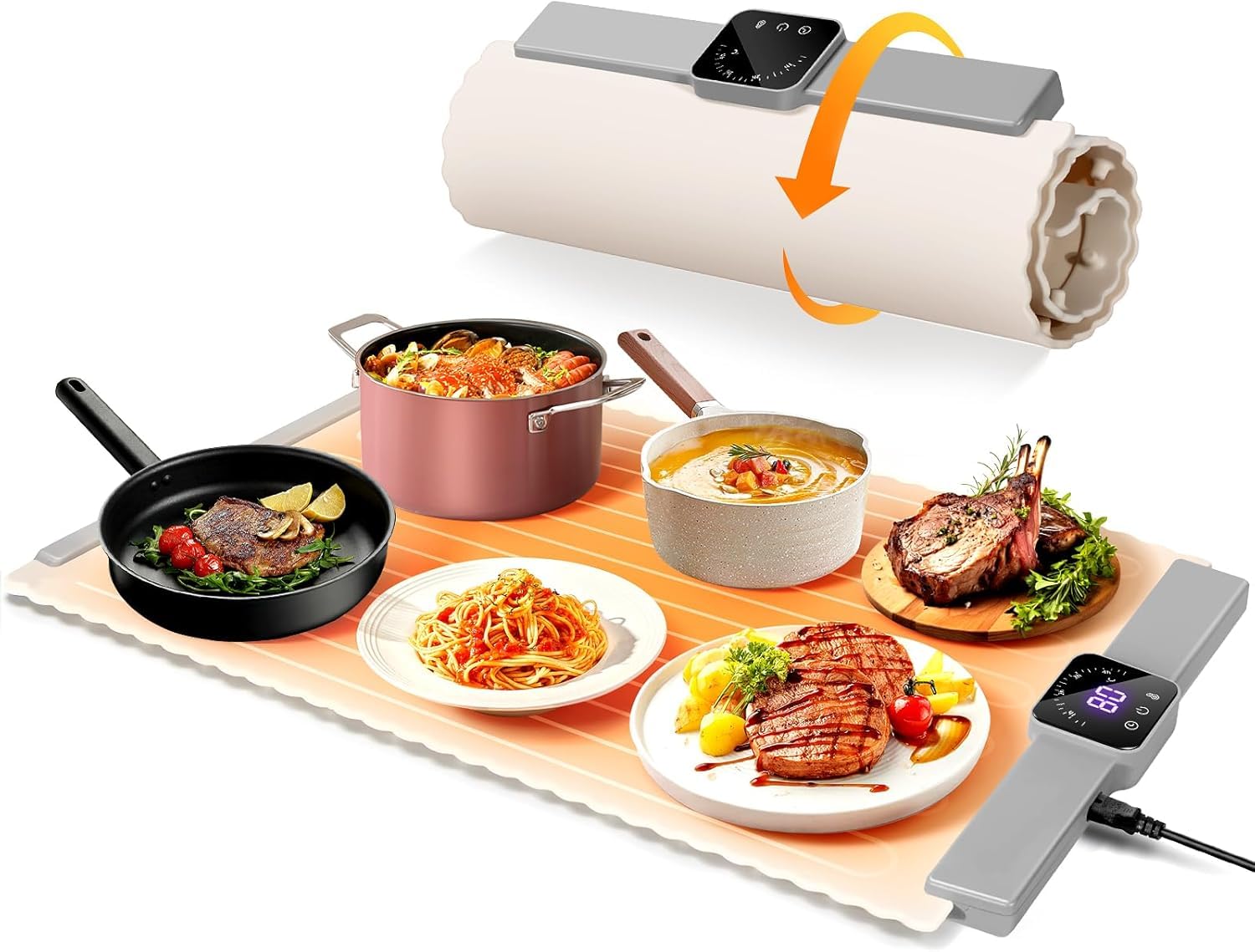 Doublecare Tappetino Riscaldante Silicone Alimentare