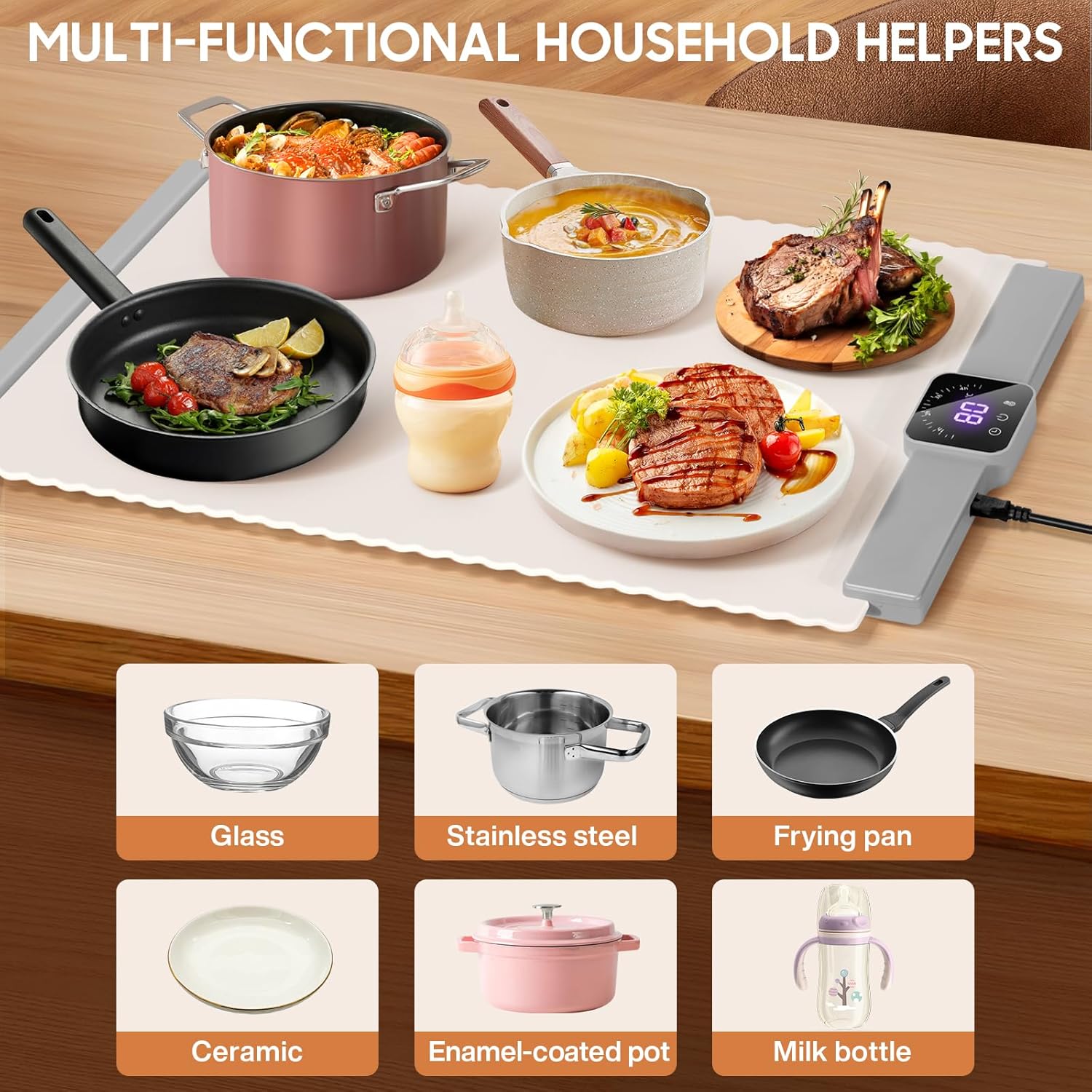 Doublecare Tappetino Riscaldante Silicone Alimentare - immagine 7