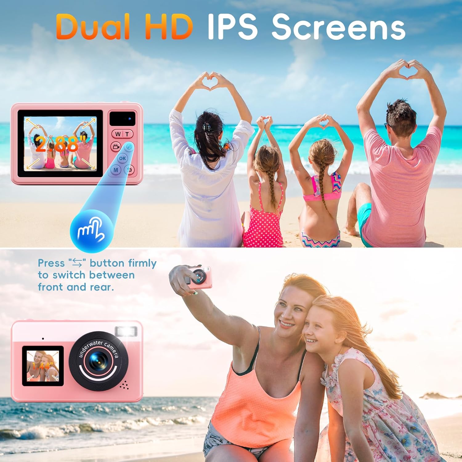 Maxmango Macchina Fotografica Digitale Impermeabile 10FT - immagine 4