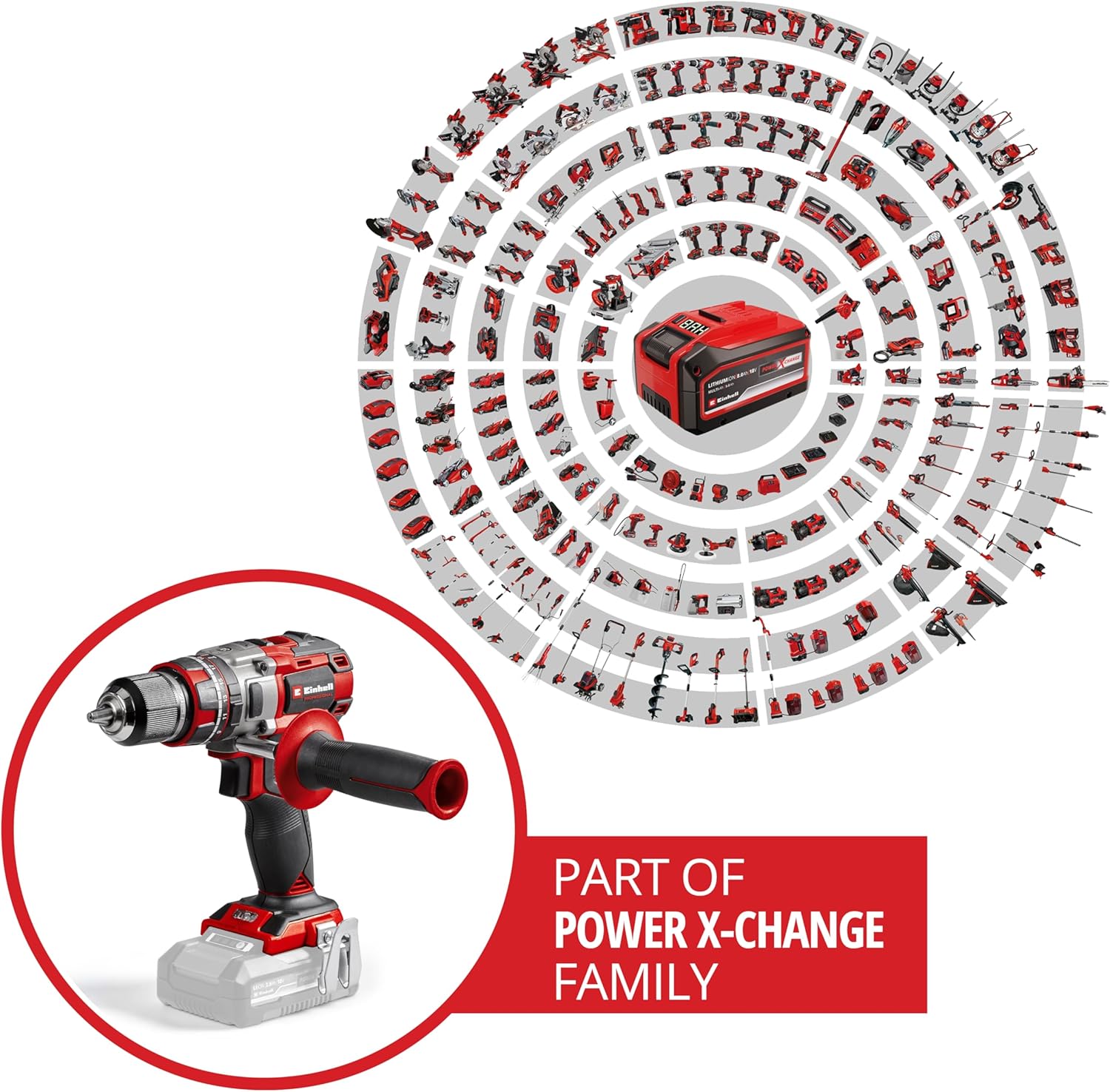 Einhell TP-CD 18/80 Li BL-Solo - Trapano a Percussione 18V - immagine 2