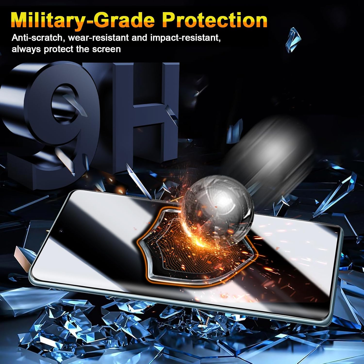 Qulloo Vetro Temperato per Xiaomi Redmi Note 14 Pro 4G - immagine 3