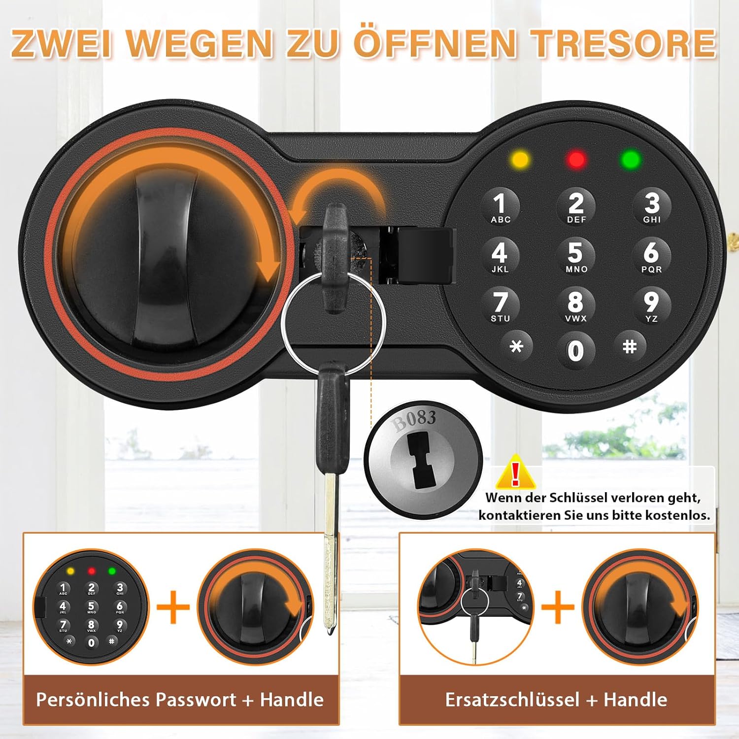 Cassaforte Ignifuga 75L con Serratura Digitale - immagine 4