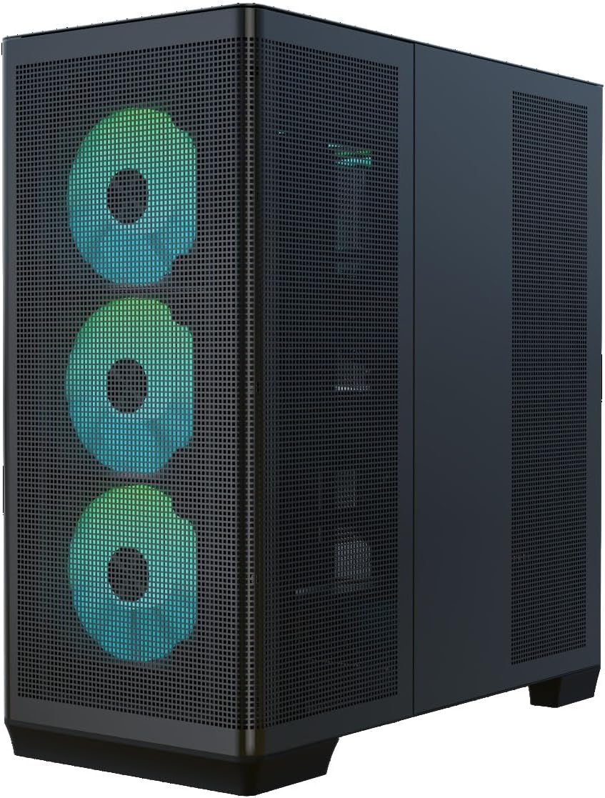 GEH Midi C1-R-BK-V1 - Case MicroATX, Nero - immagine 1