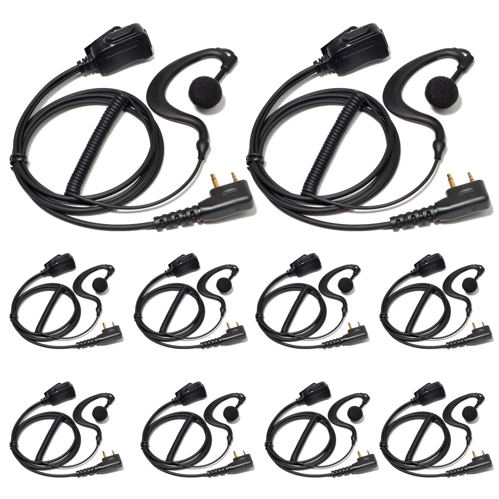 Cuffie Walkie Talkie - Auricolare a G (10 pz)