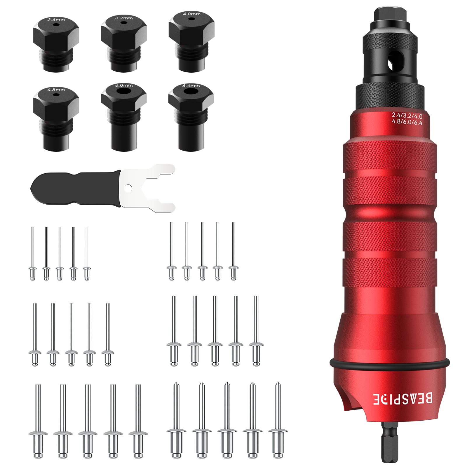 Beaspire Adattatore Rivettatrice Elettrica Professionale