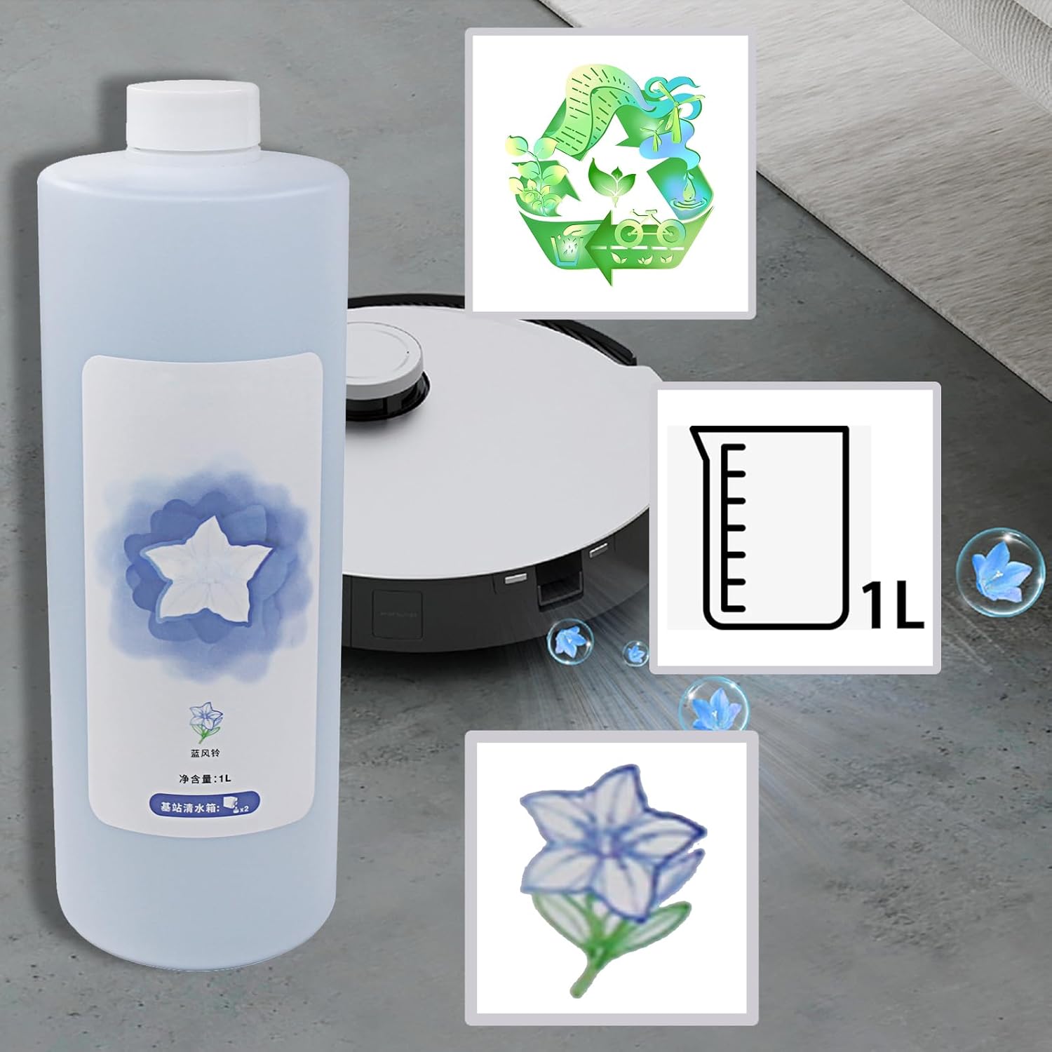 Soluzione Detergente per ECOVACS DEEBOT OMNI 1L - immagine 6