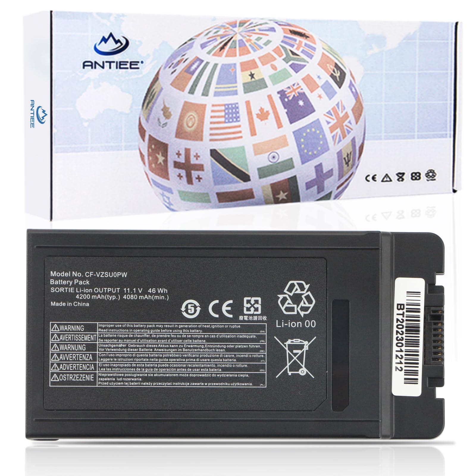 Antiee Batteria Laptop 46Wh per PANASONIC TOUGHBOOK CF54