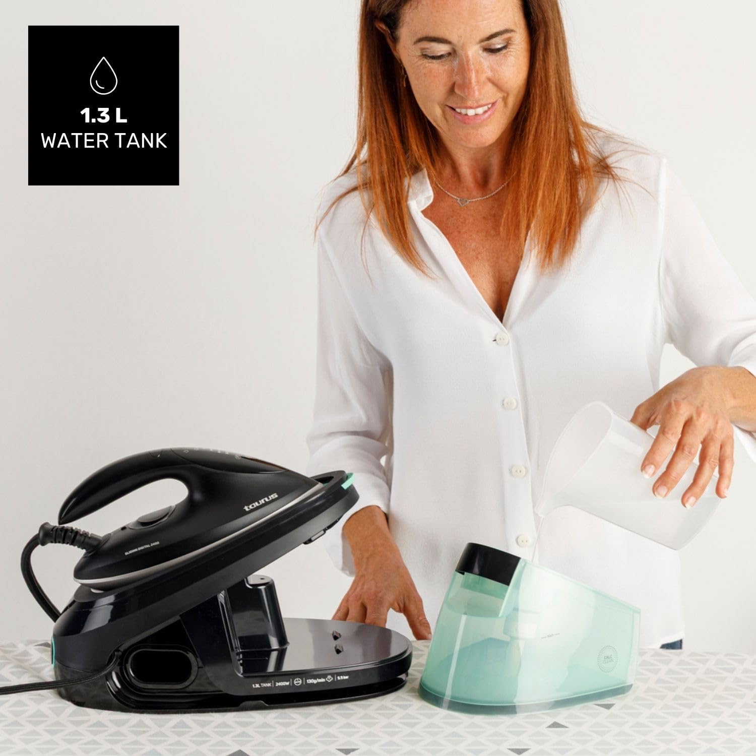 Taurus Stazione a Vapore Sliding Digital 2400W - immagine 7