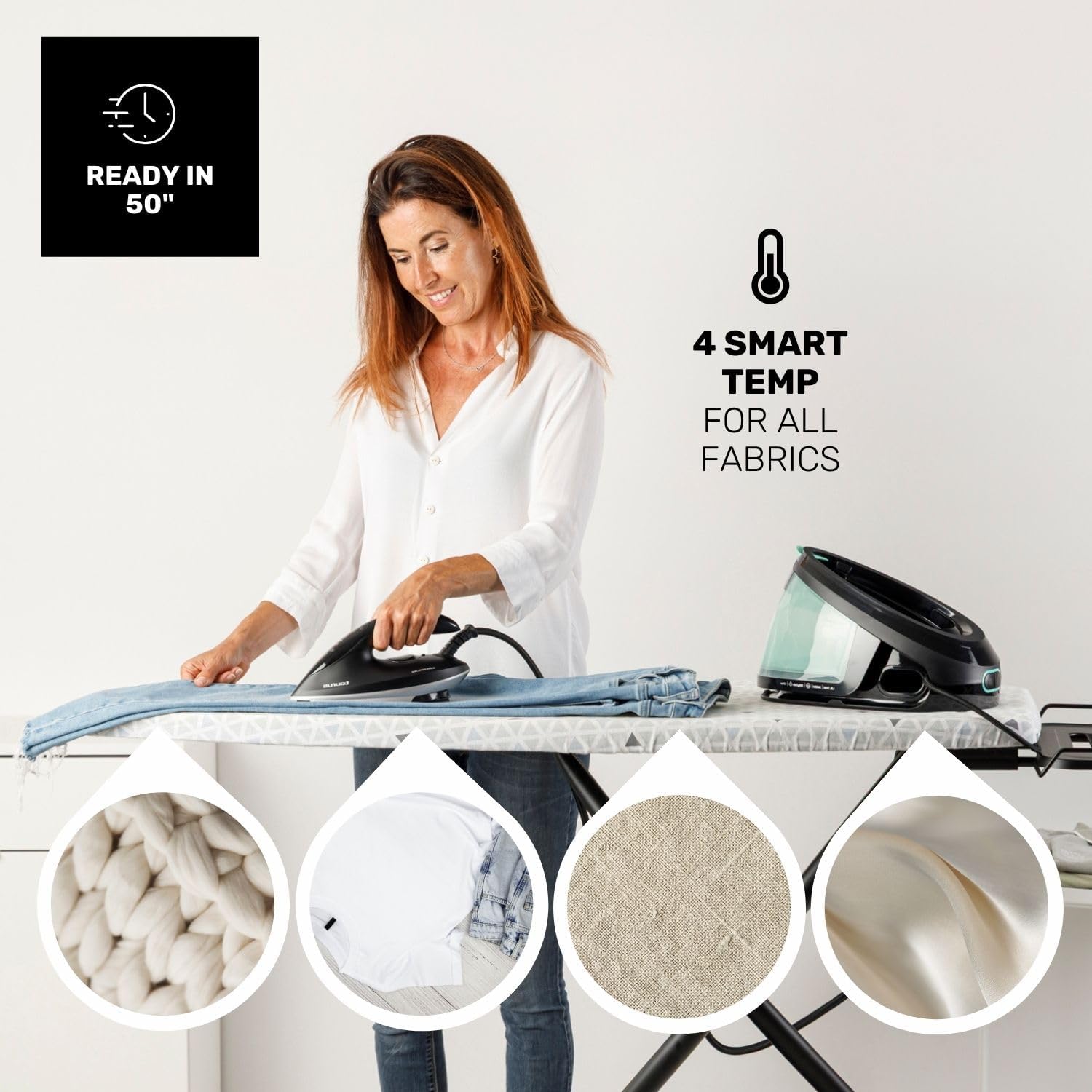 Taurus Stazione a Vapore Sliding Digital 2400W - immagine 9