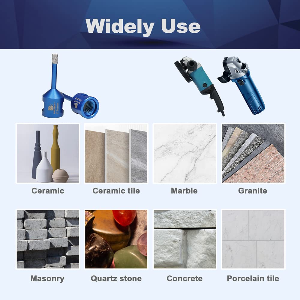 Brschnitt Punta per Trapano Diamantata 6mm (2 pezzi) - immagine 5