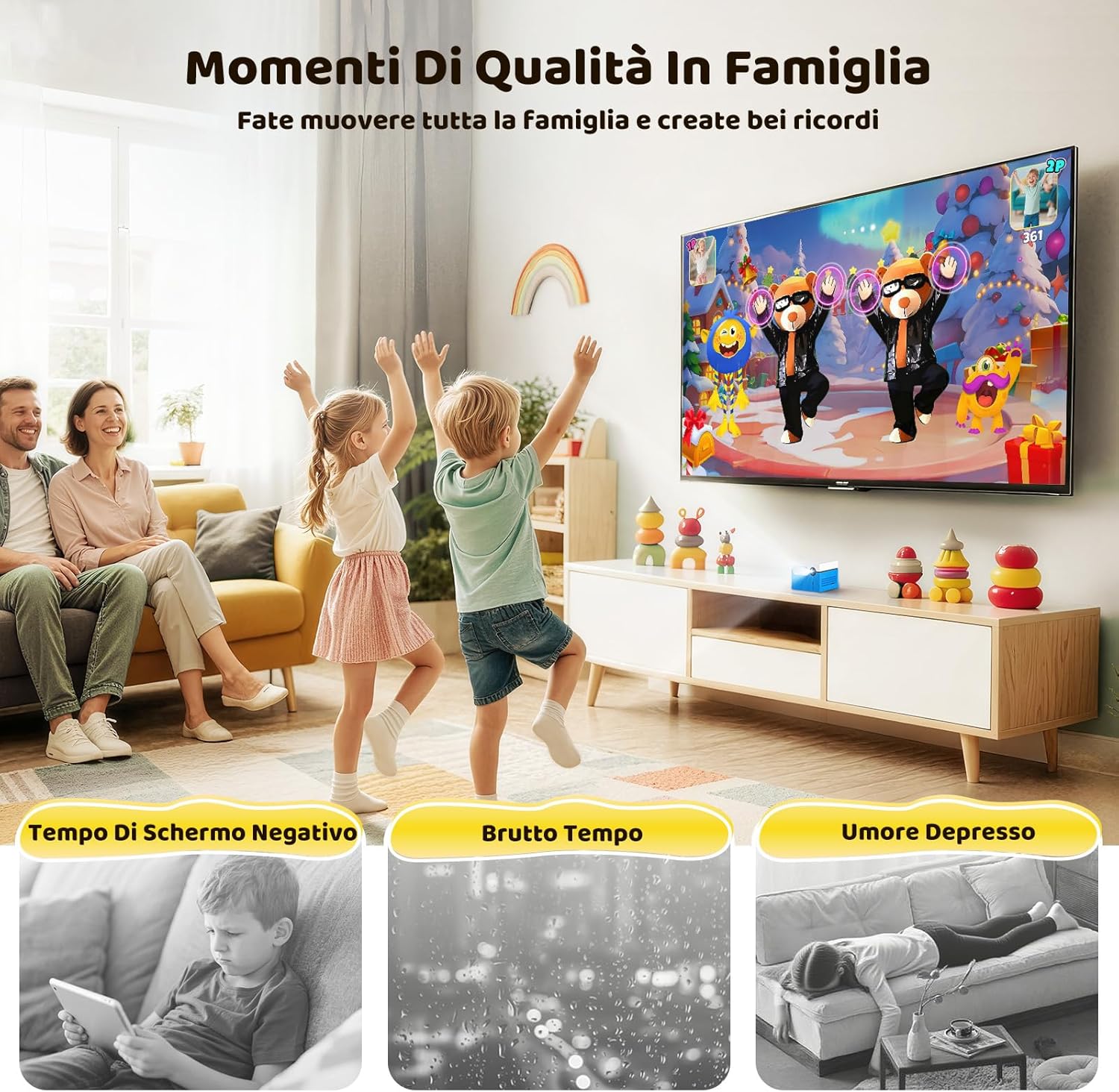 Kinhank MotionX - Console di Giochi a Sensore di Movimento - immagine 2