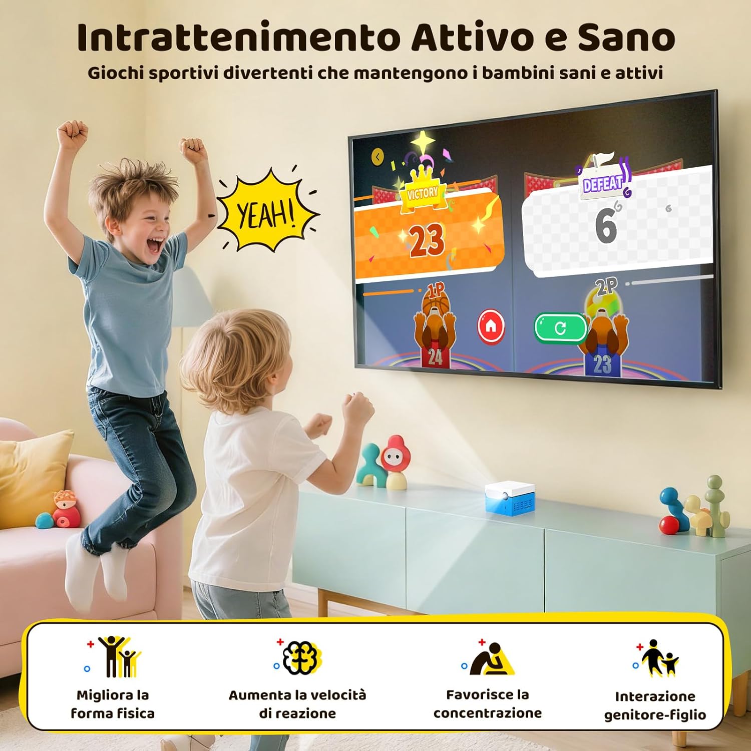 Kinhank MotionX - Console di Giochi a Sensore di Movimento - immagine 5