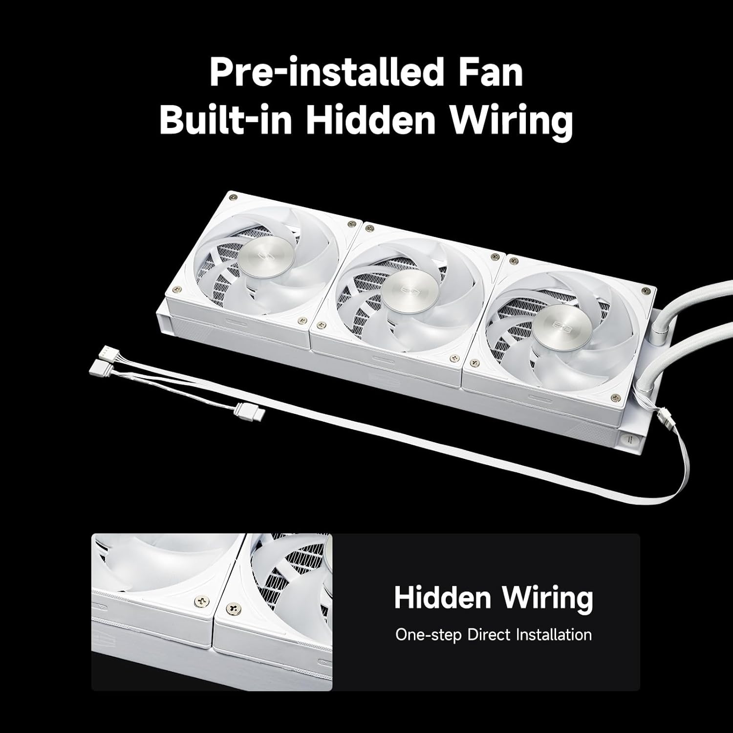 Raffreddatore CPU AIO 360mm con Display IPS 2,4" - immagine 7