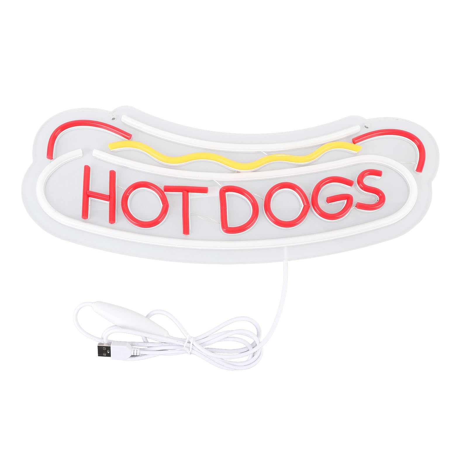 Insegna al neon Cheotime HOT DOG a LED