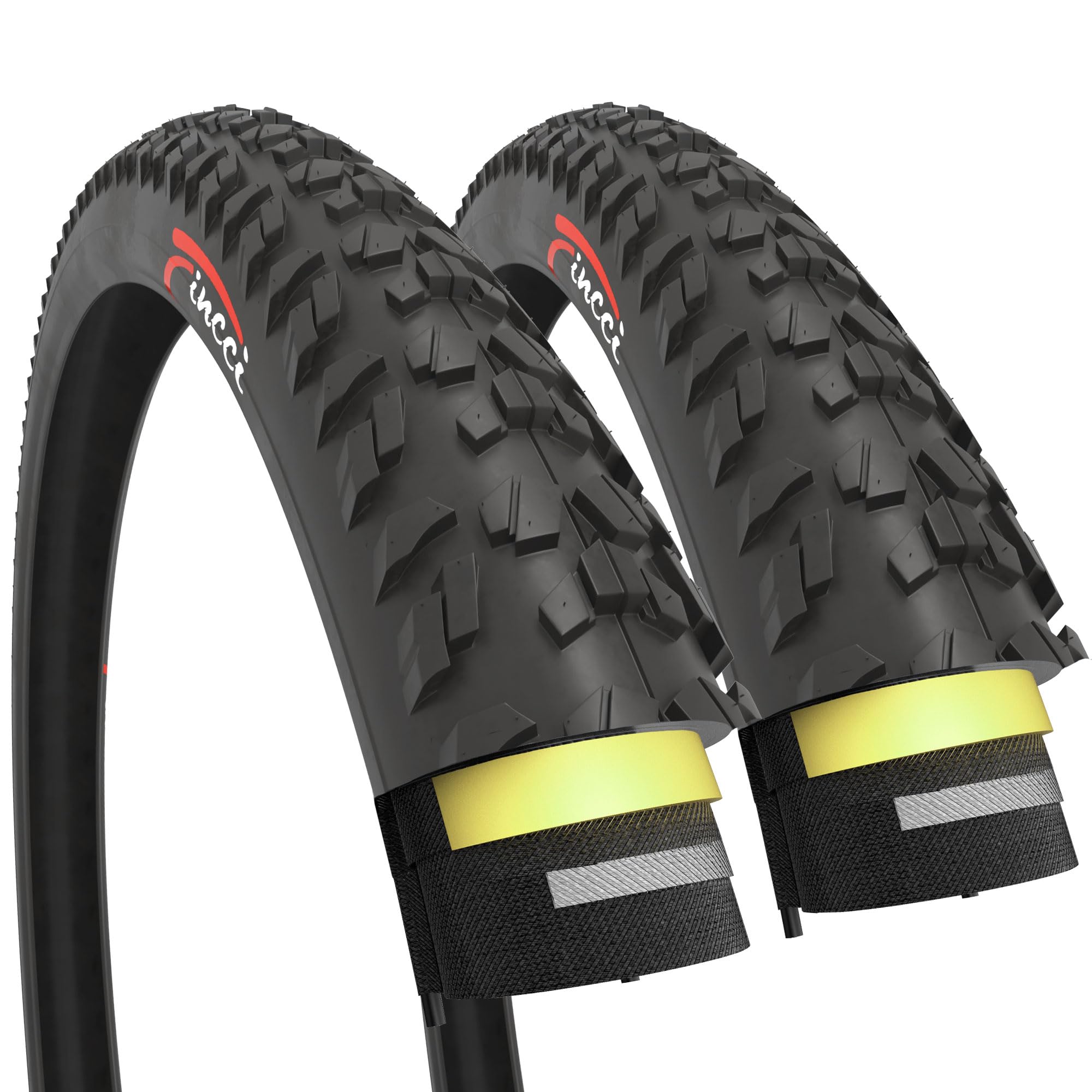 Fincci Copertone Bici 26x1.95 Antiforatura 3mm