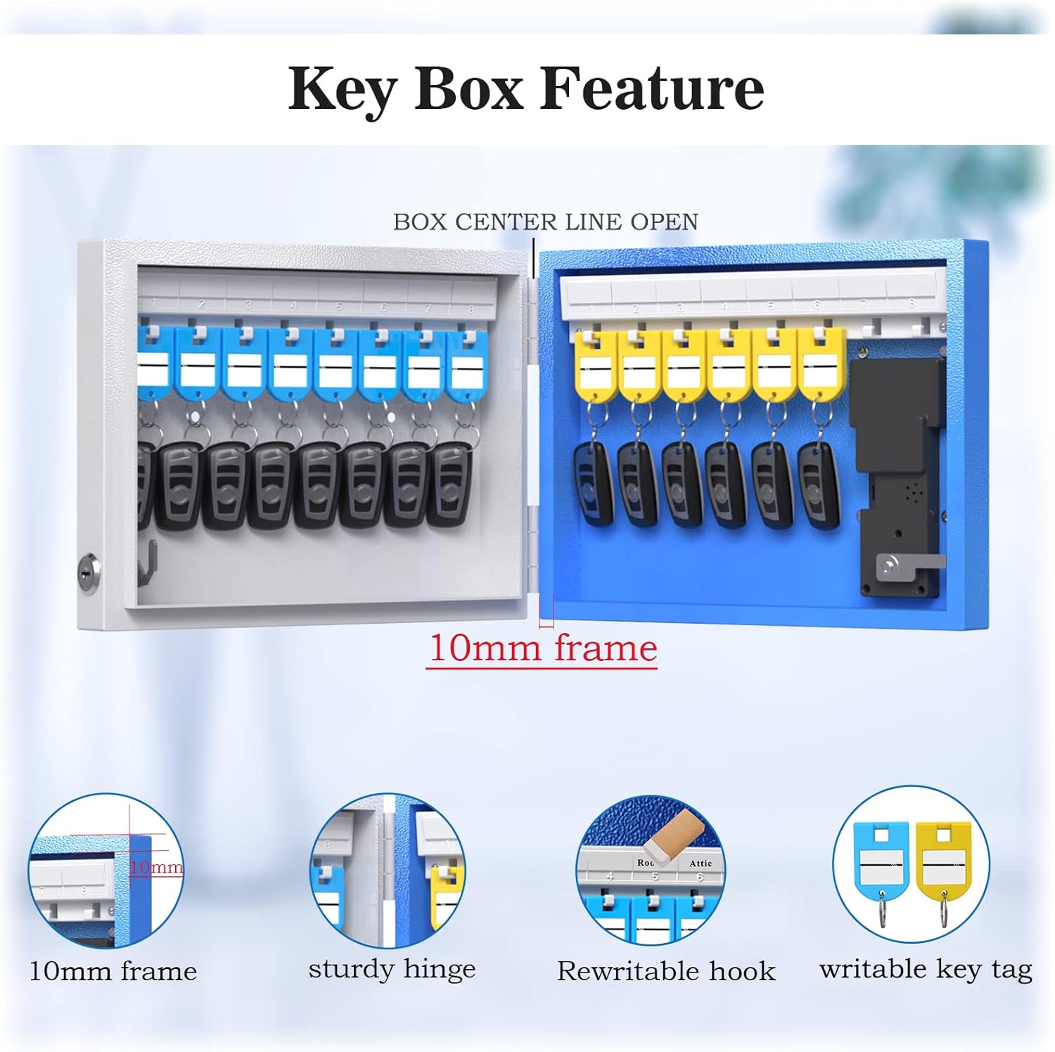 Wehere Smart Key Lock Box (16 chiavi) con APP - immagine 3