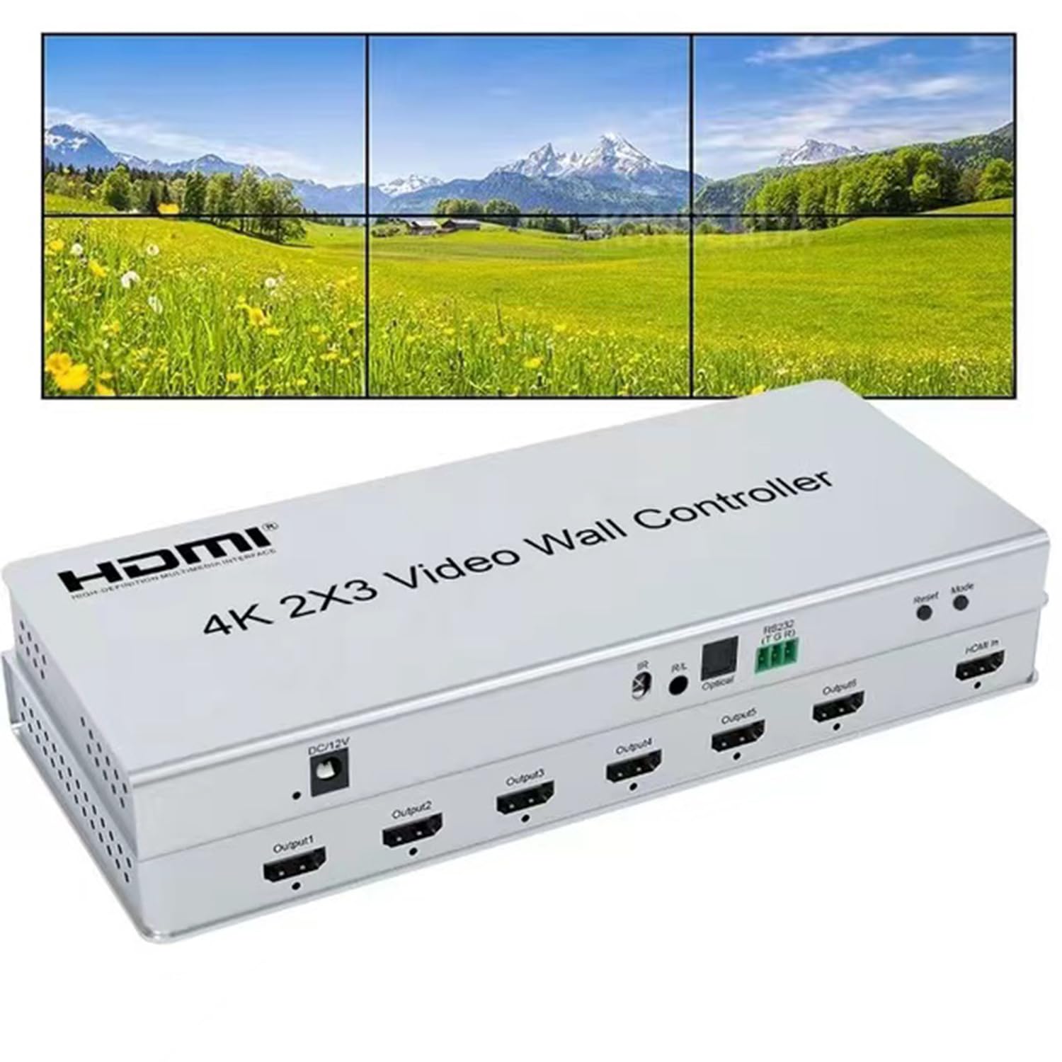 Video Wall Controller 2x3 4K@30Hz