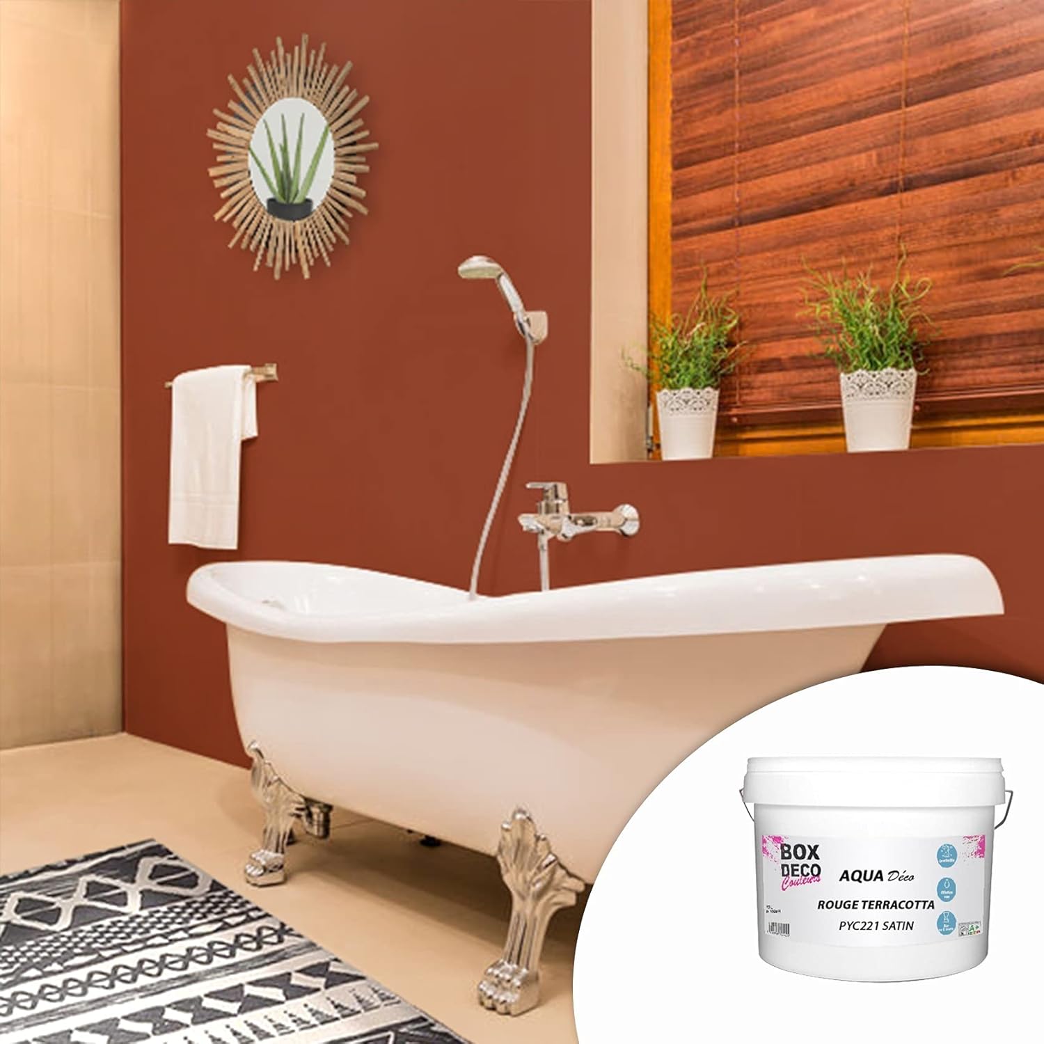 Box Deco Couleurs Aqua Deco - Pittura Murale Acrilica 10L