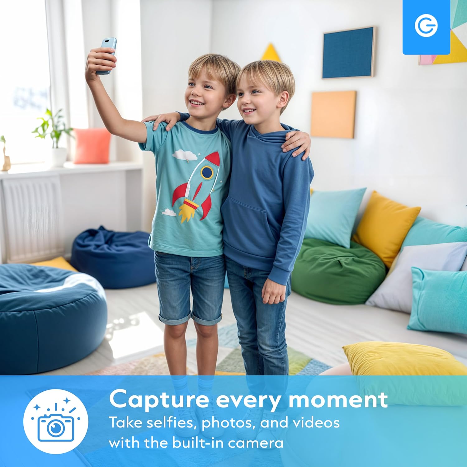 Silvergear® Smartphone per Bambini con GPS & SOS, Blu - immagine 5