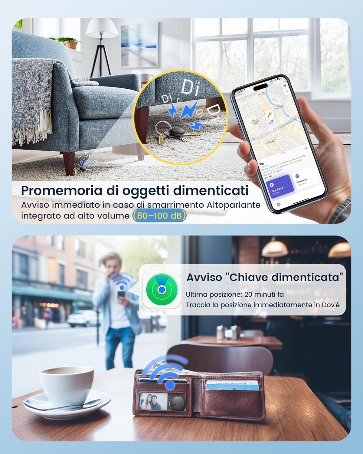 Tag Tracker 4 Pezzi - Localizzatore Bluetooth - immagine 3