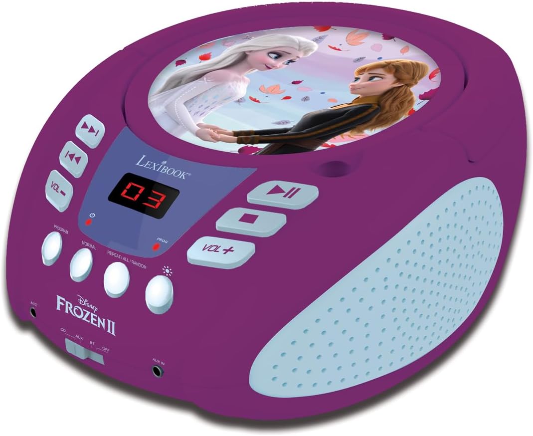 Lexibook Disney Frozen 2 - Lettore CD Bluetooth per Bambini - immagine 1
