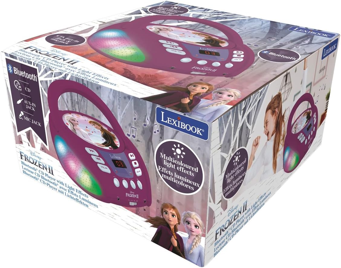 Lexibook Disney Frozen 2 - Lettore CD Bluetooth per Bambini - immagine 3