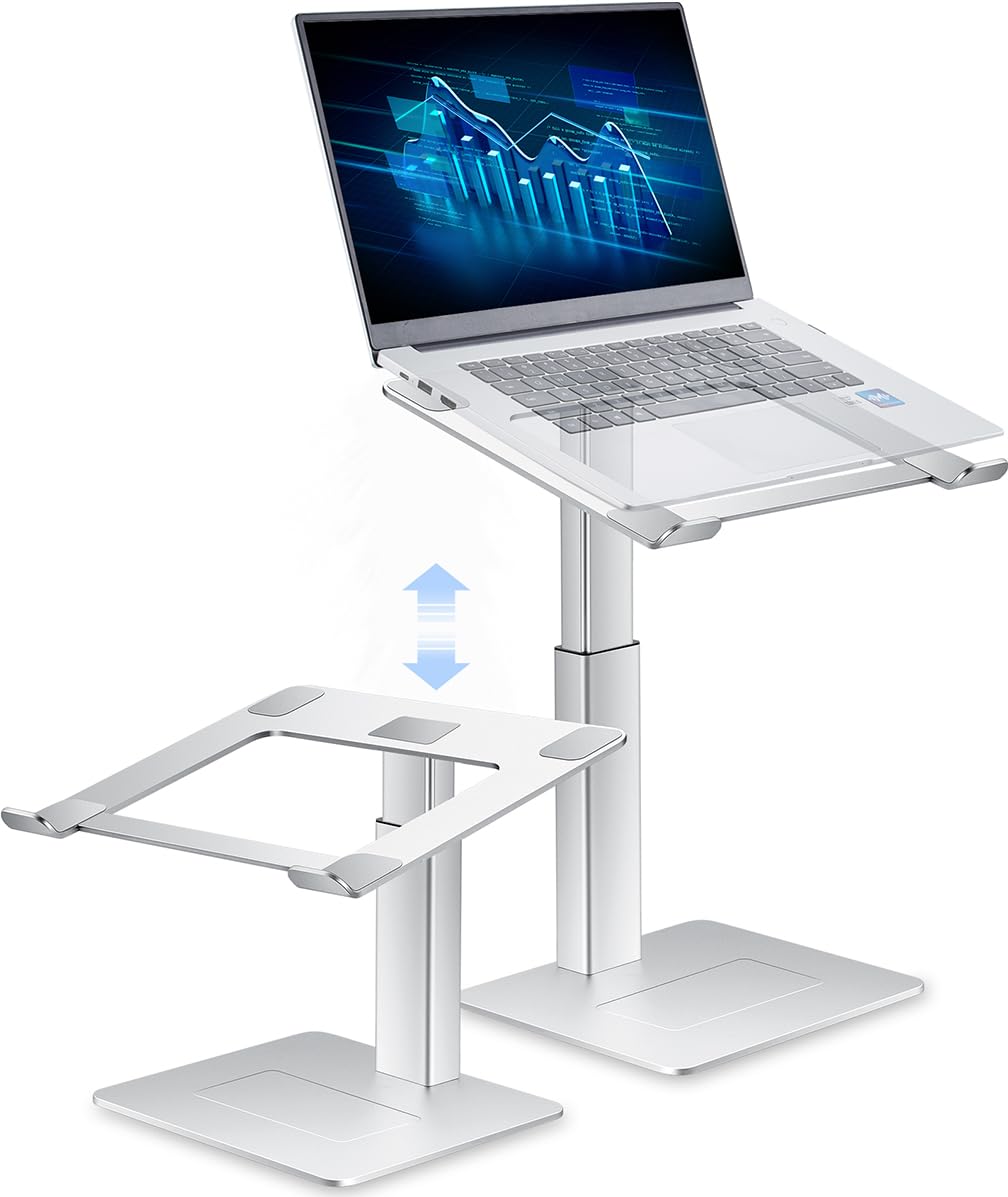 Supamir Supporto PC Portatile 13-16.5", Argento Brillante