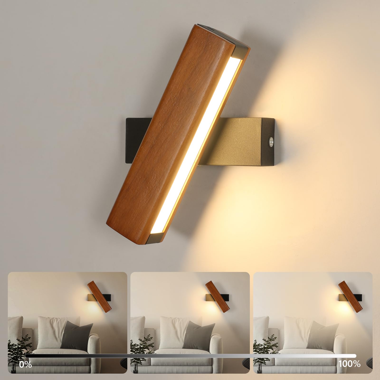 Applique da Parete Interno Led Touch Control Dimmerabile