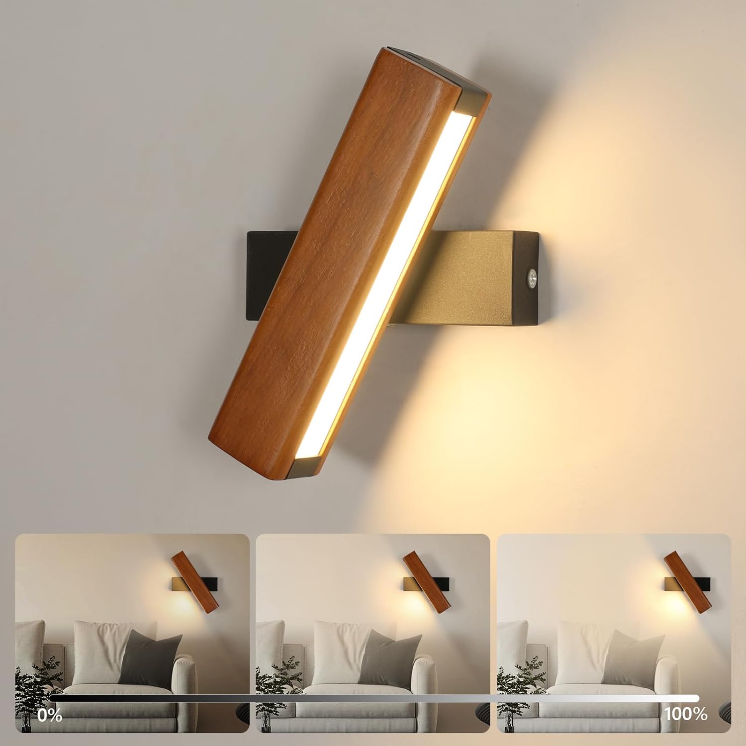 Applique da Parete Interno Led Touch Control Dimmerabile - immagine 1