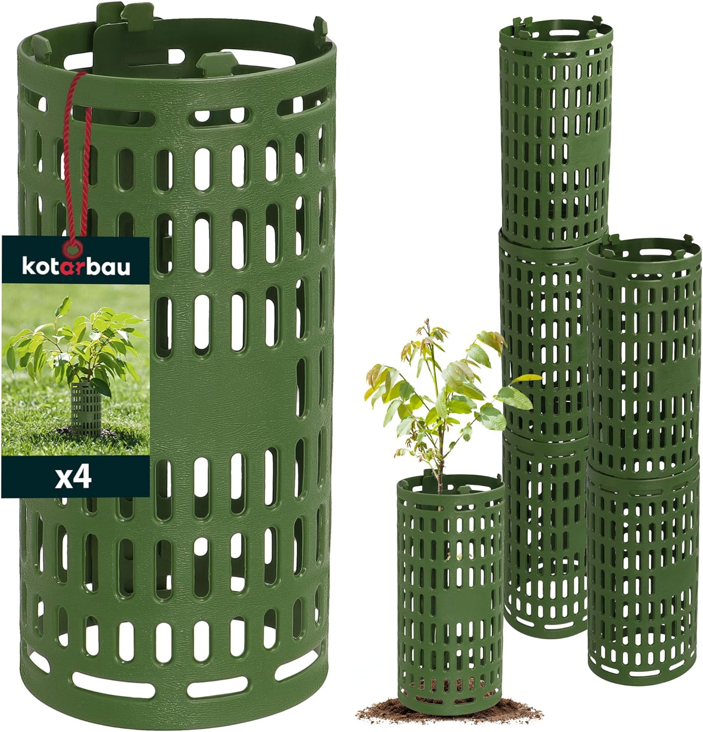 KOTARBAU® Protezione per Albero di Natale (4 pezzi)