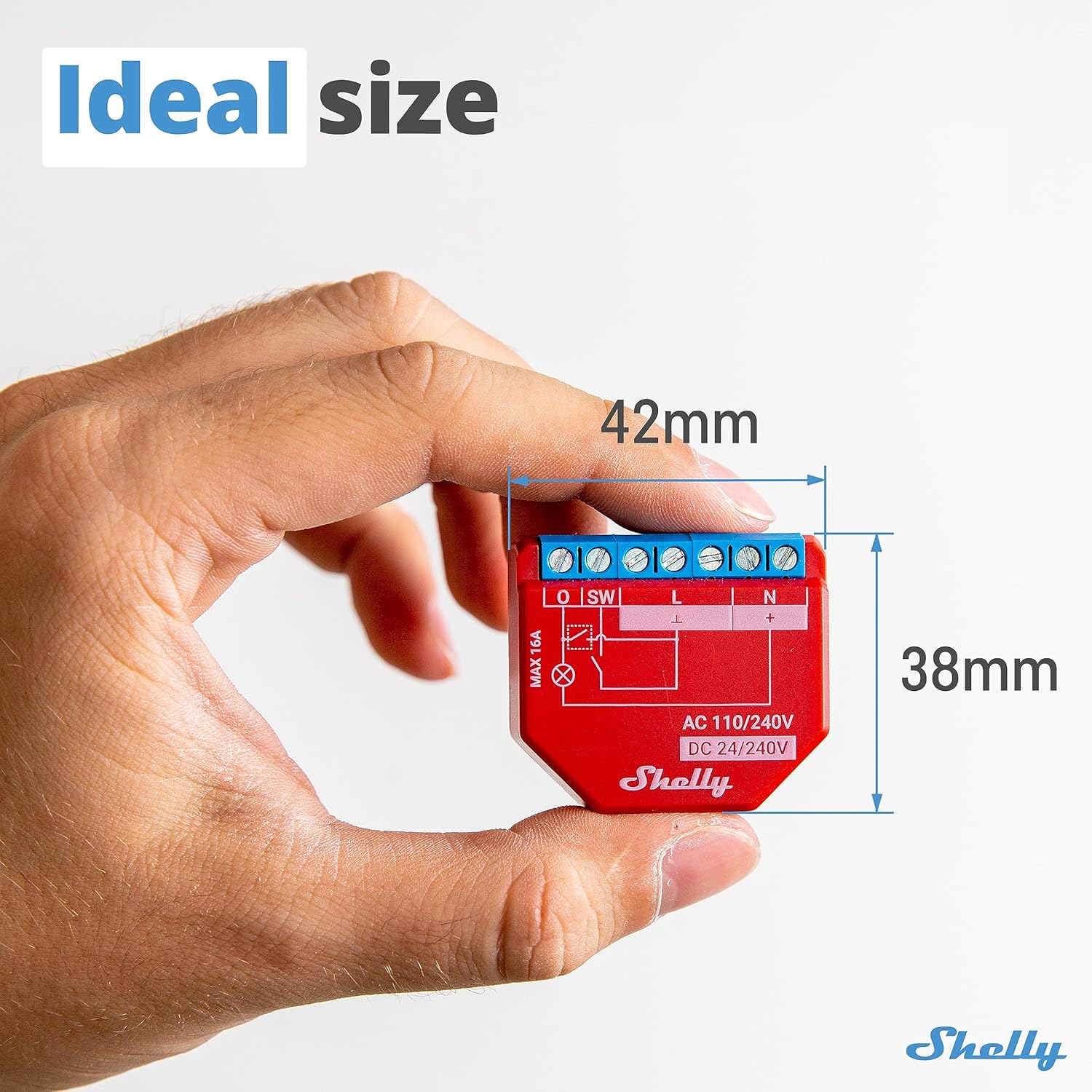 Shelly Plus 1PM - Interruttore Relè Wi-Fi e Bluetooth (4 Pezzi) - immagine 6