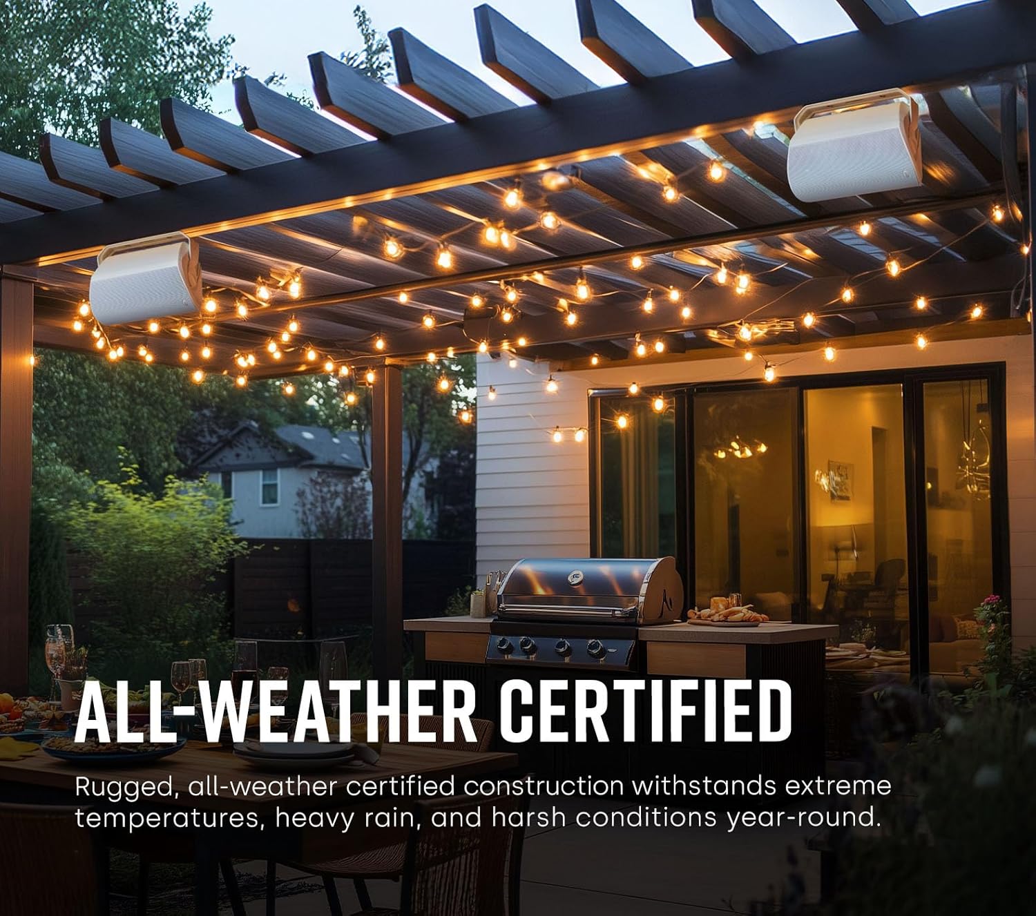 Polk Audio Diffusori da Esterno ATRIUM6, Colore Bianco - immagine 2