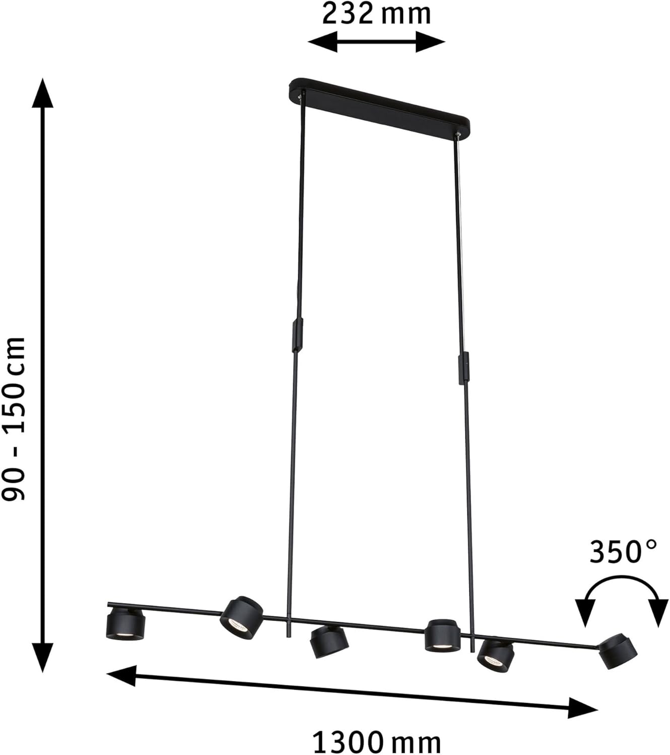Paulmann 79783 Sospensione LED Smart Home Zigbee - immagine 2